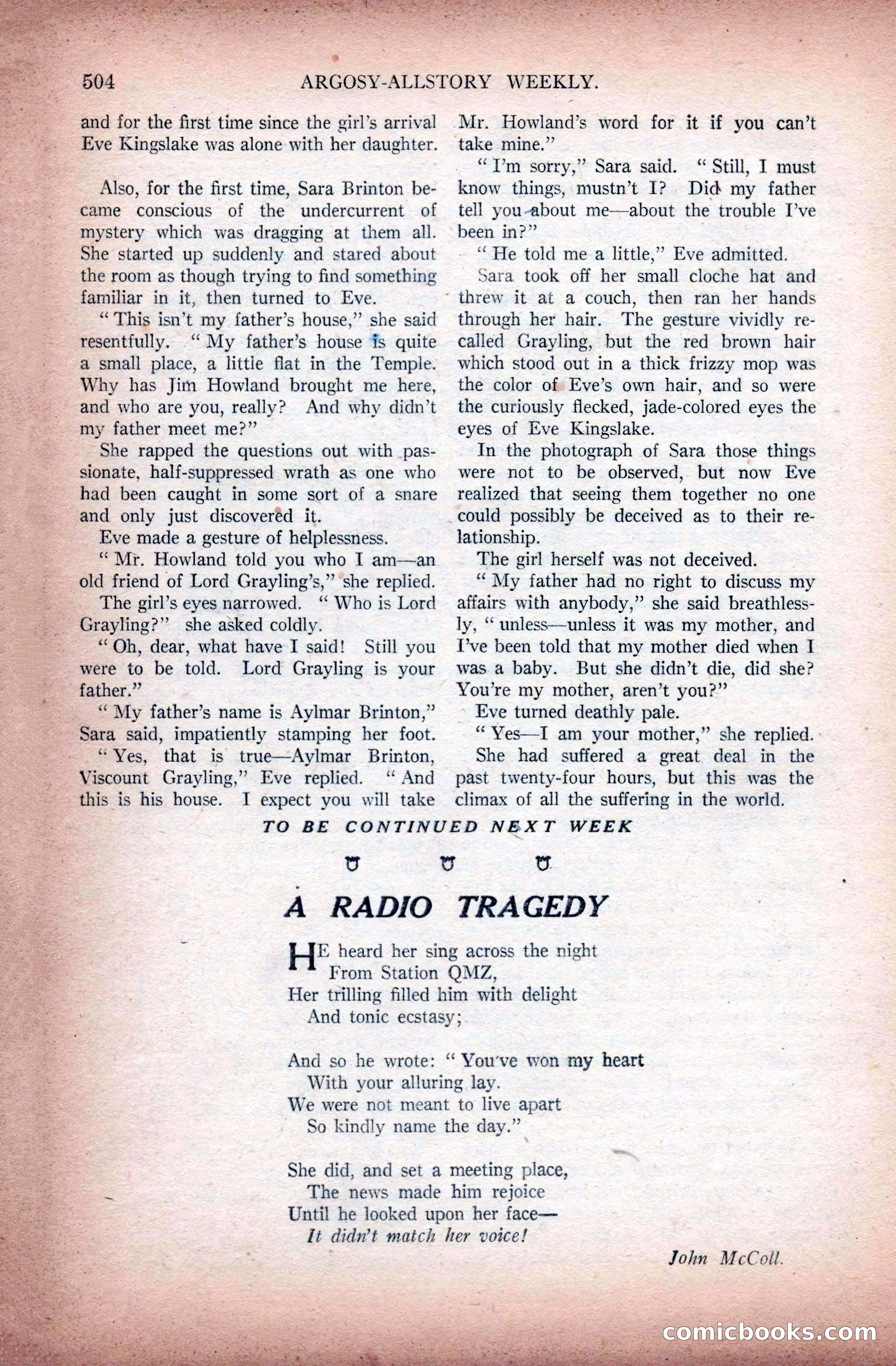 Argosy All-Story Weekly, November 28, 1925 — page 34 of 172