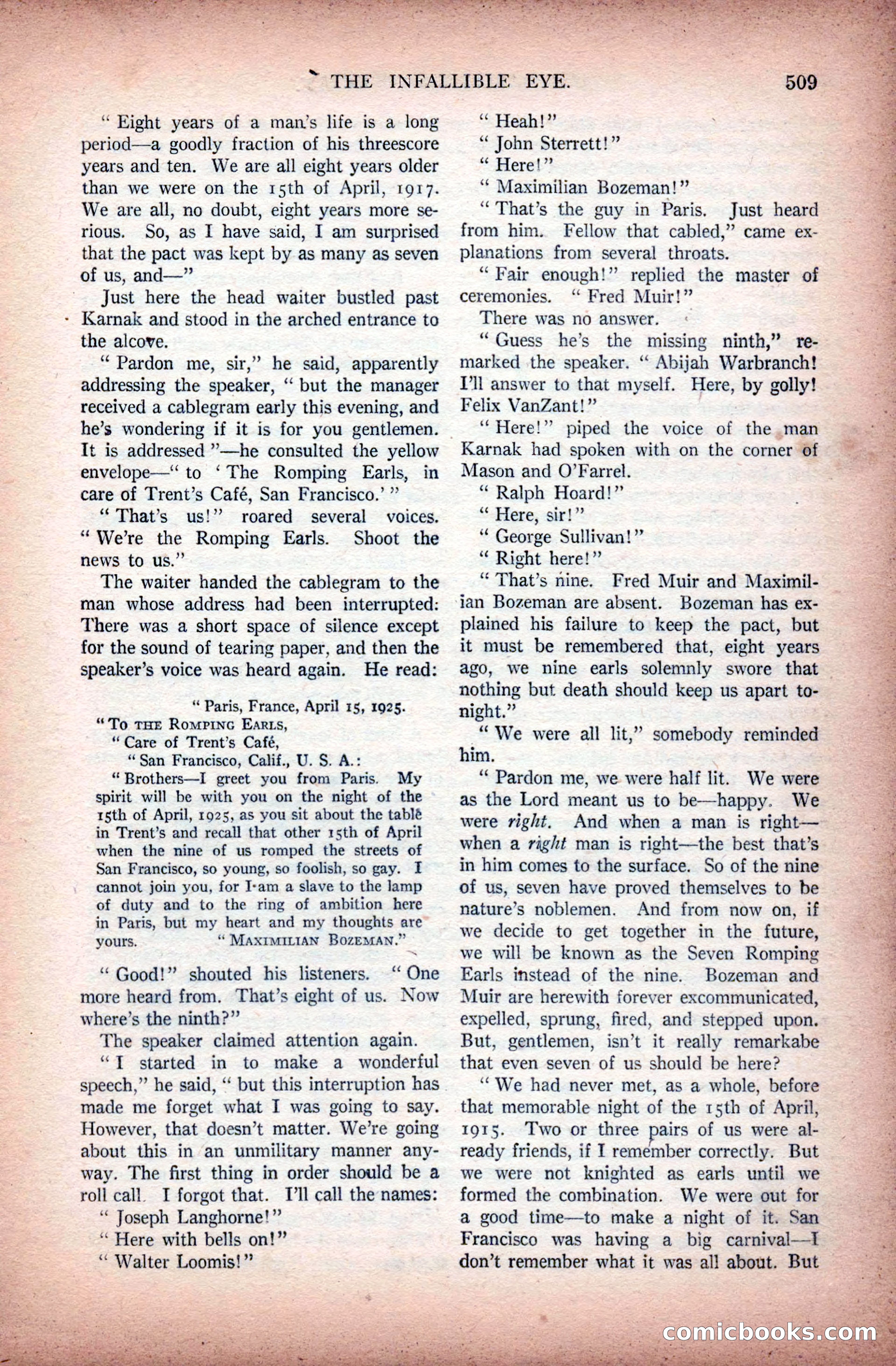 Argosy All-Story Weekly, November 28, 1925 — page 39 of 172