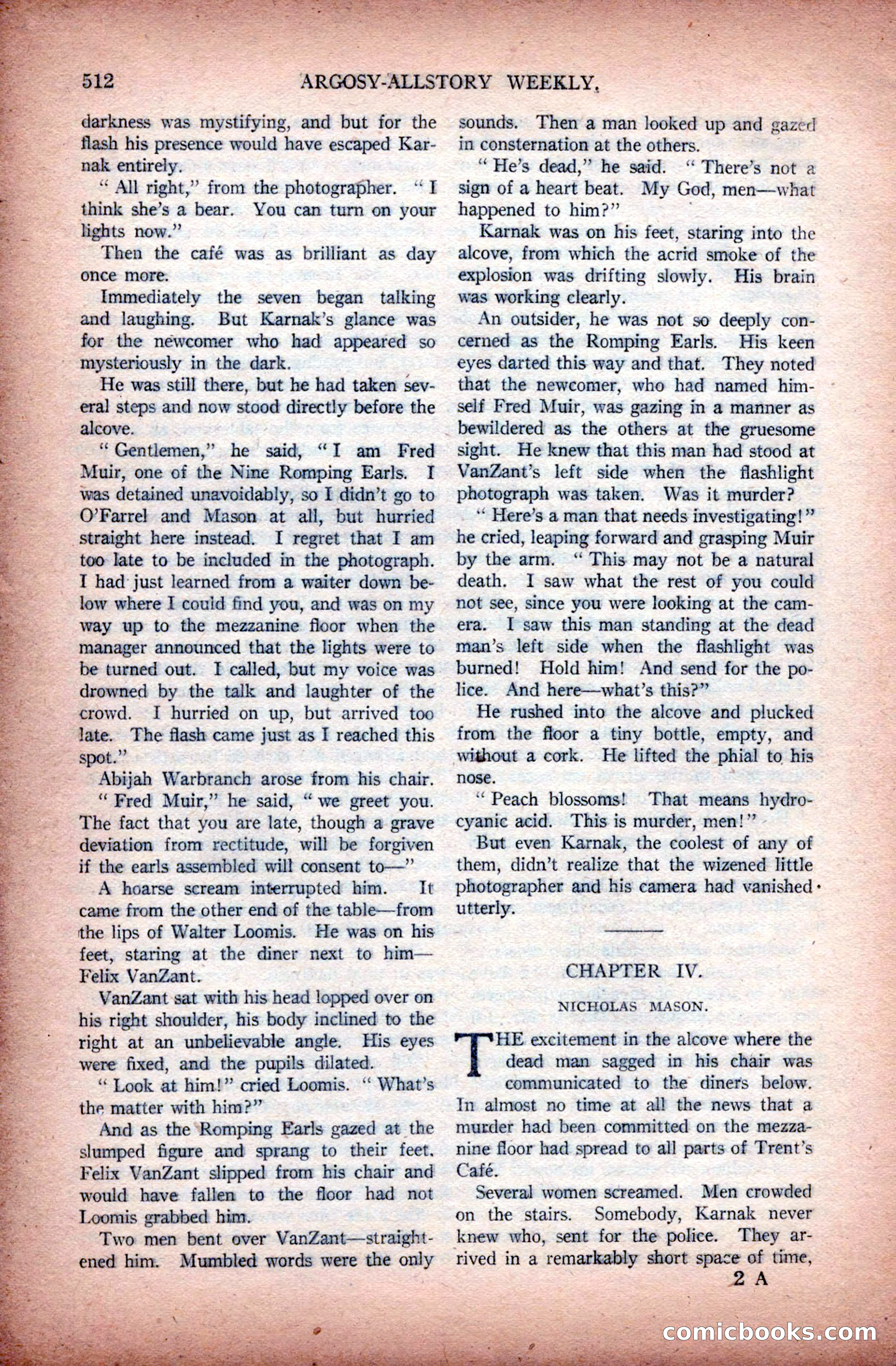 Argosy All-Story Weekly, November 28, 1925 — page 42 of 172
