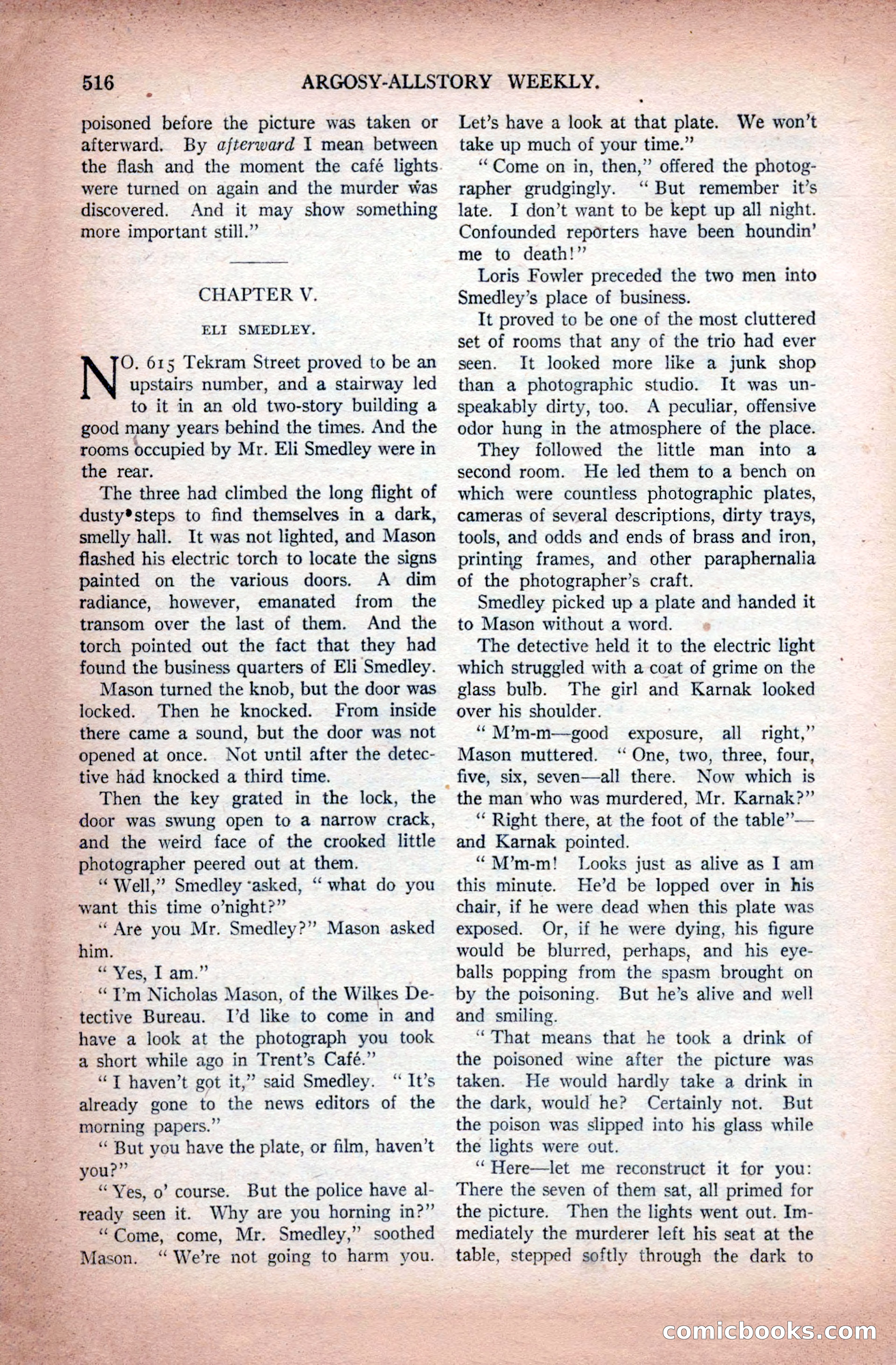 Argosy All-Story Weekly, November 28, 1925 — page 46 of 172