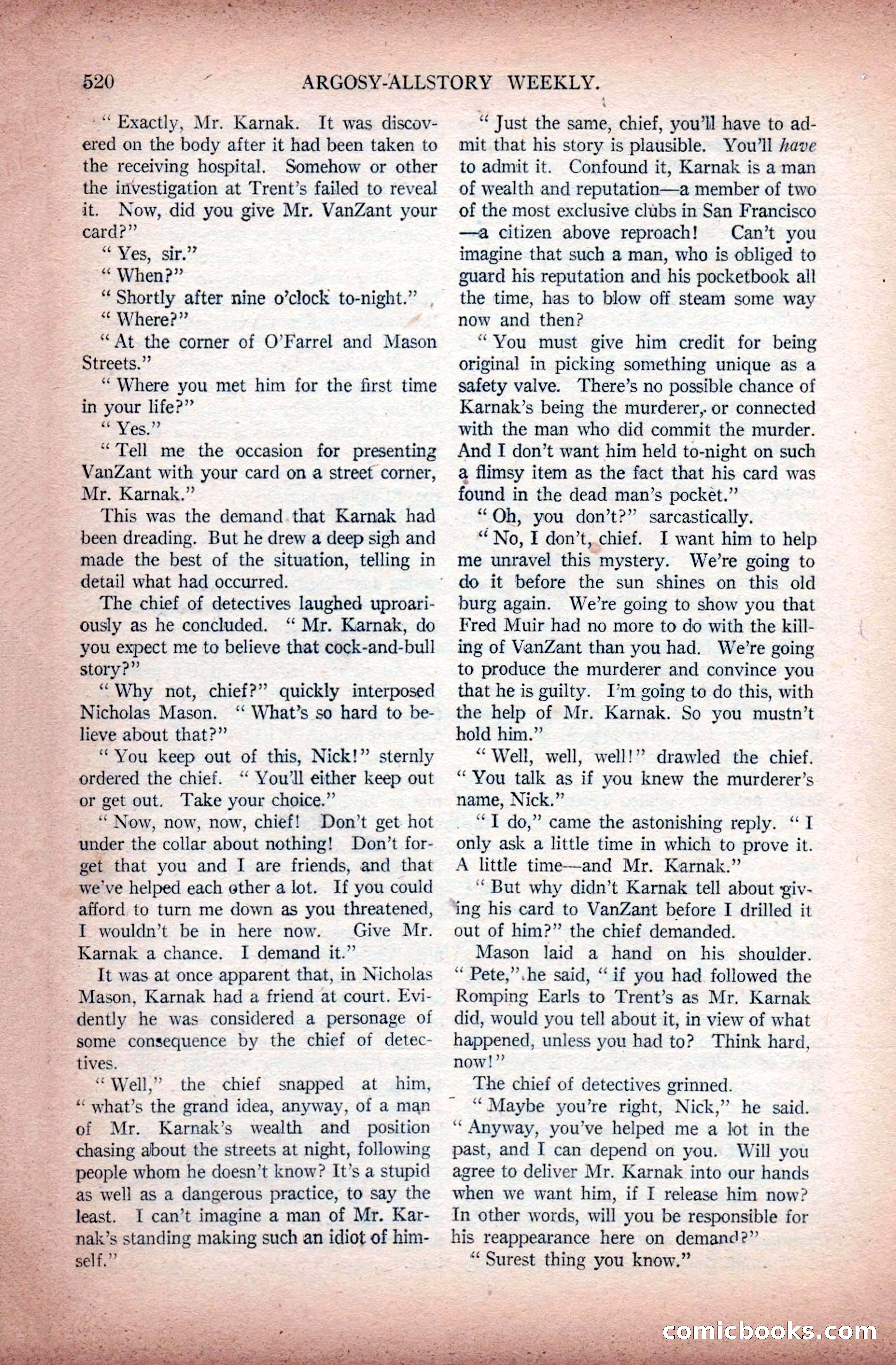 Argosy All-Story Weekly, November 28, 1925 — page 50 of 172