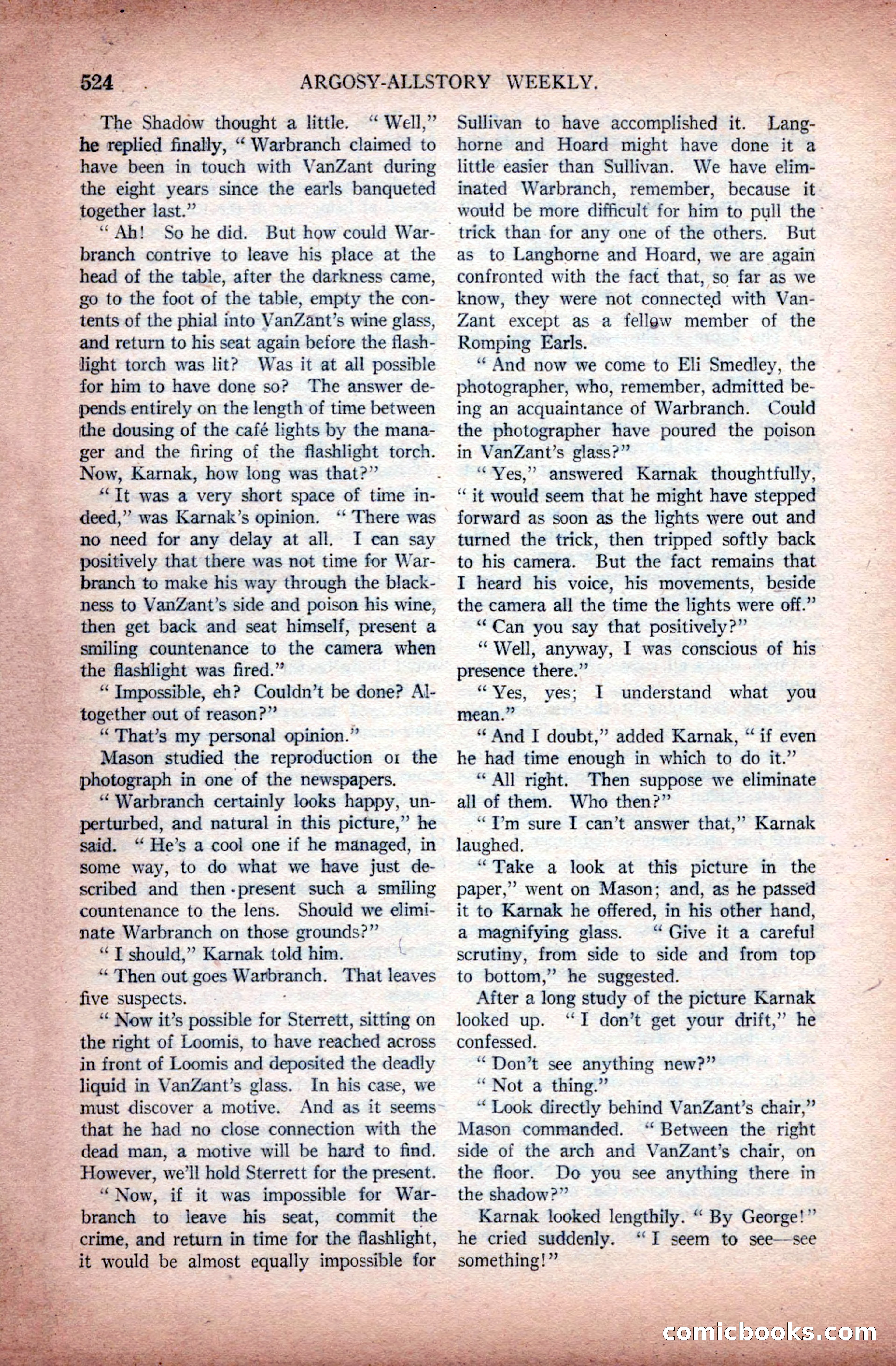 Argosy All-Story Weekly, November 28, 1925 — page 54 of 172
