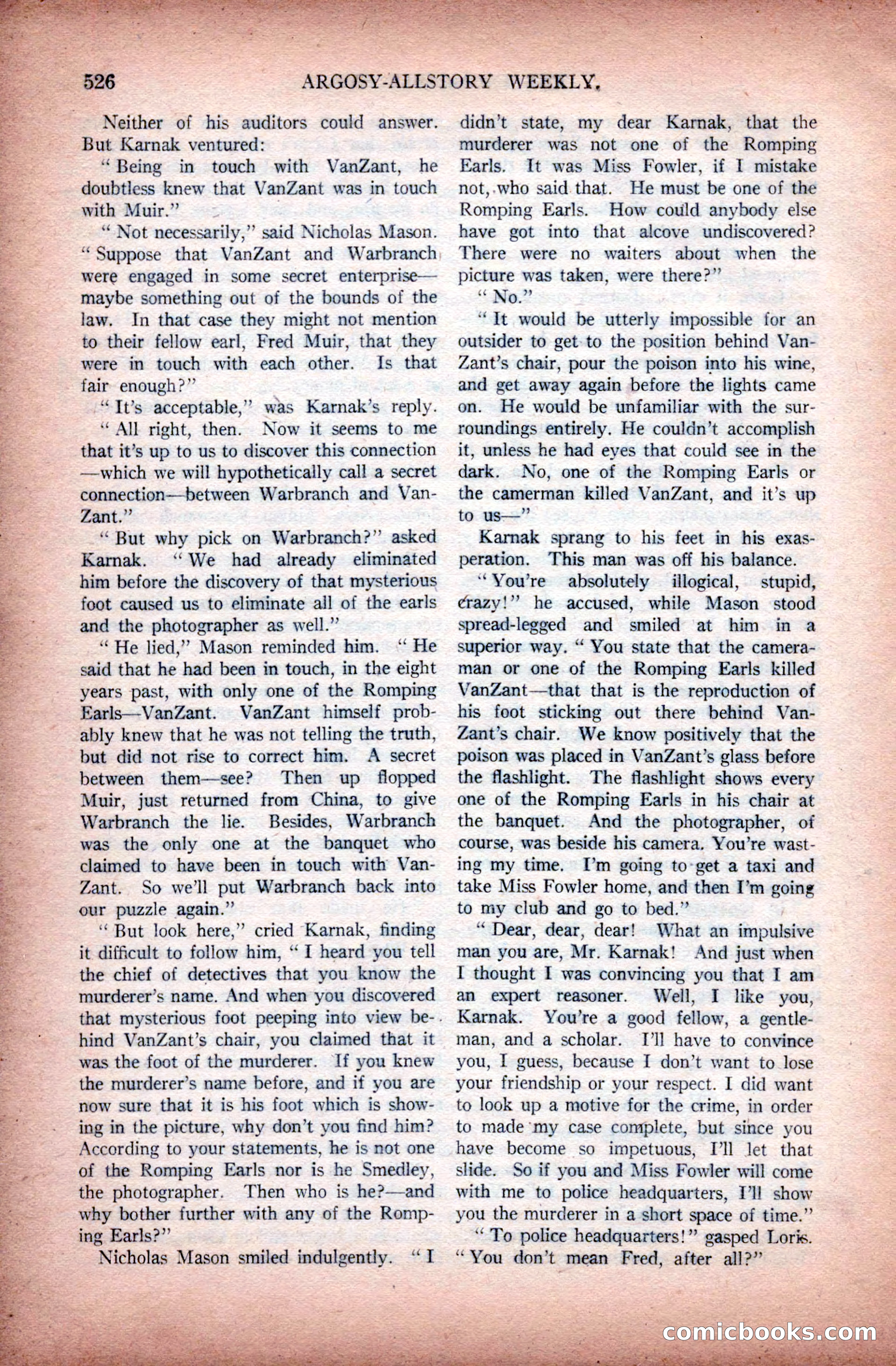 Argosy All-Story Weekly, November 28, 1925 — page 56 of 172