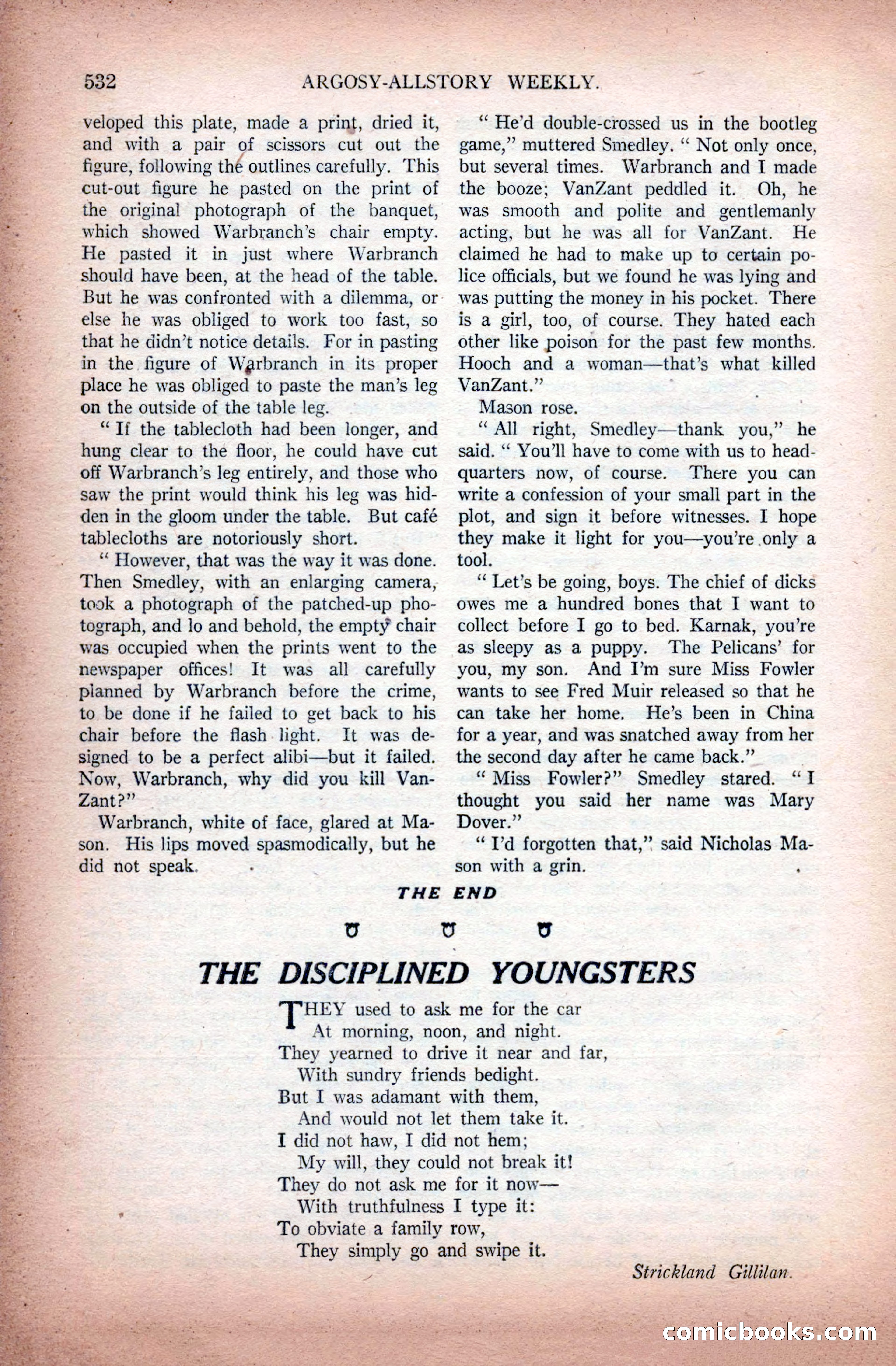 Argosy All-Story Weekly, November 28, 1925 — page 62 of 172