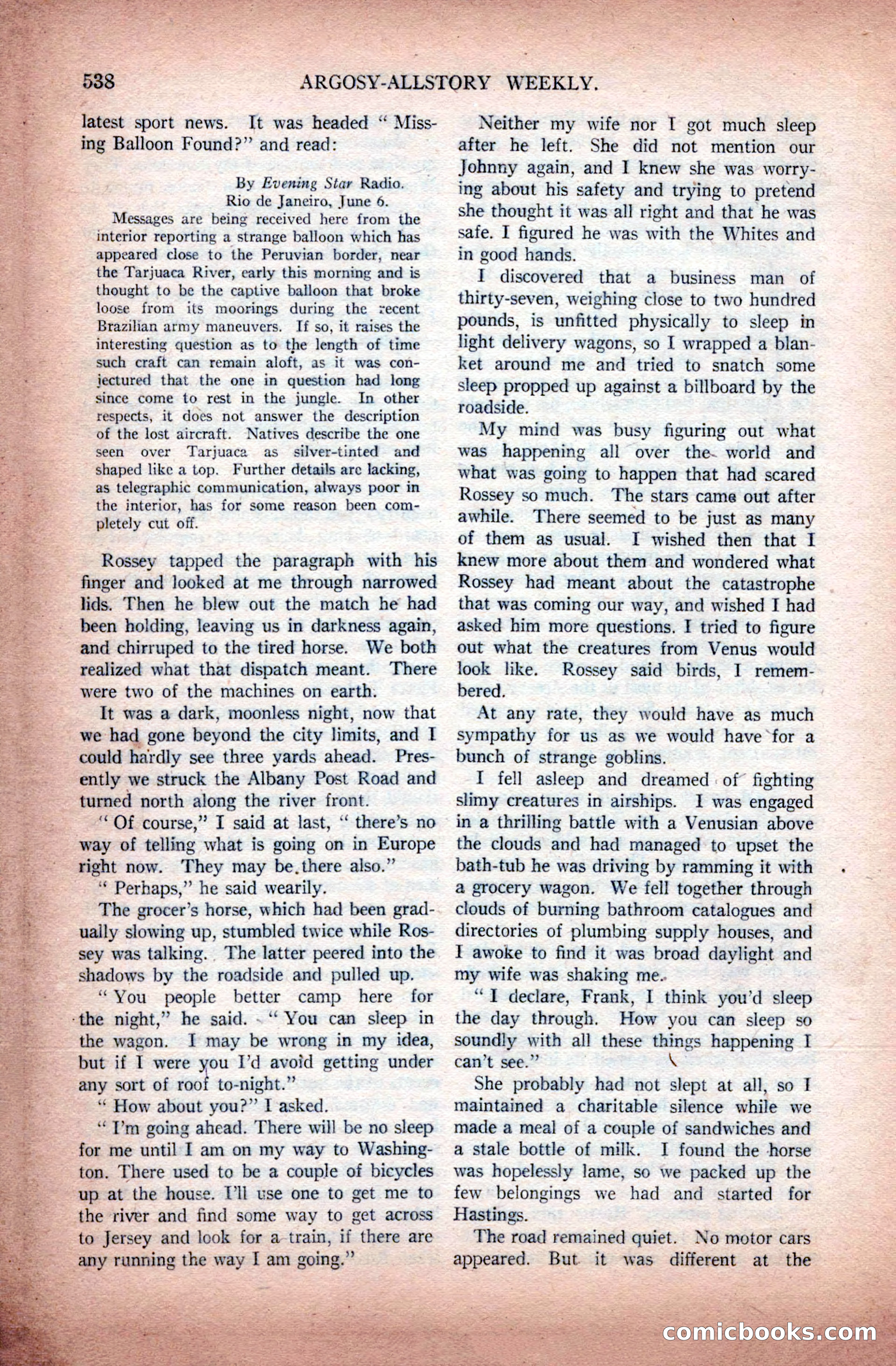 Argosy All-Story Weekly, November 28, 1925 — page 68 of 172