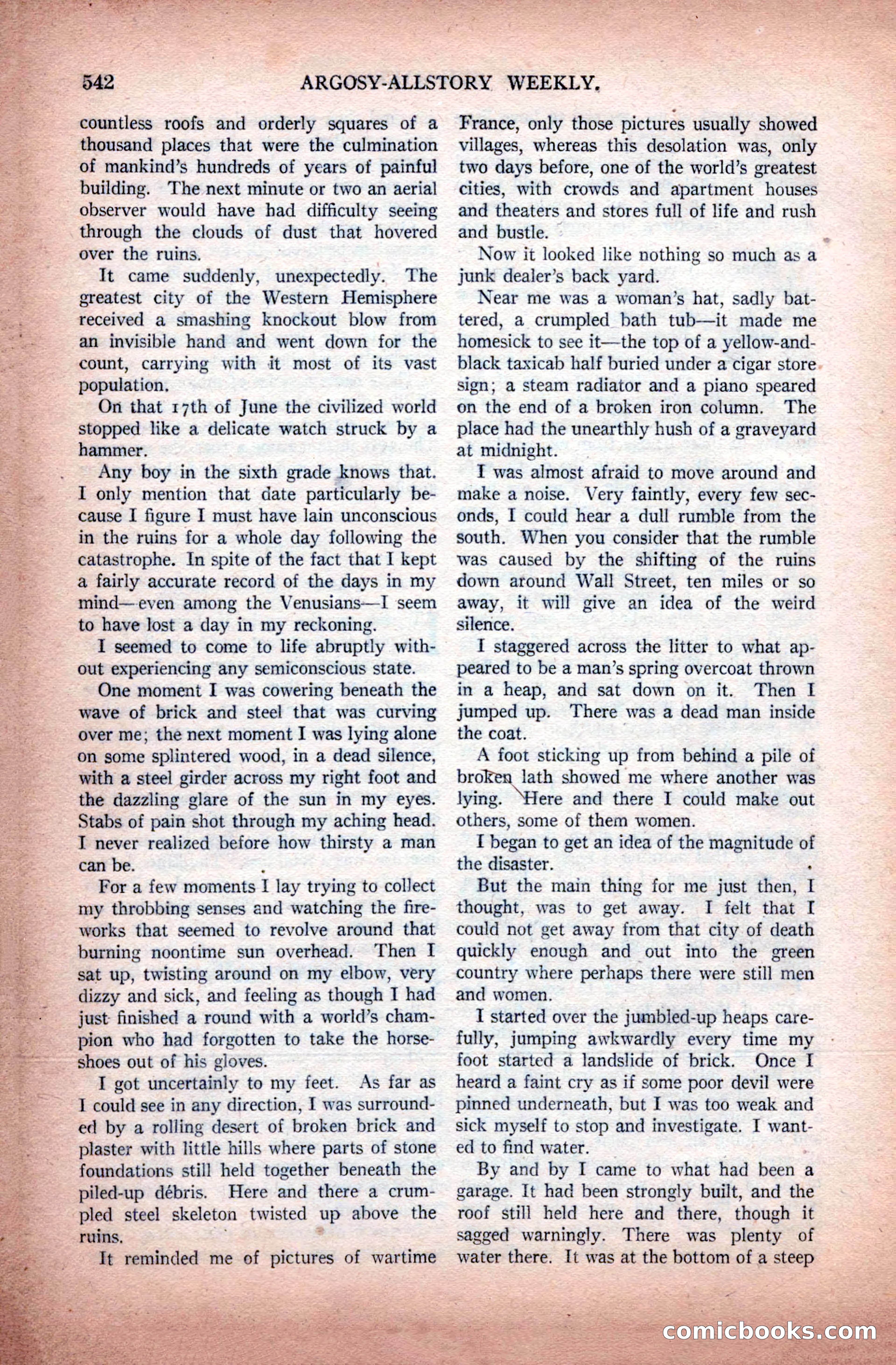 Argosy All-Story Weekly, November 28, 1925 — page 72 of 172