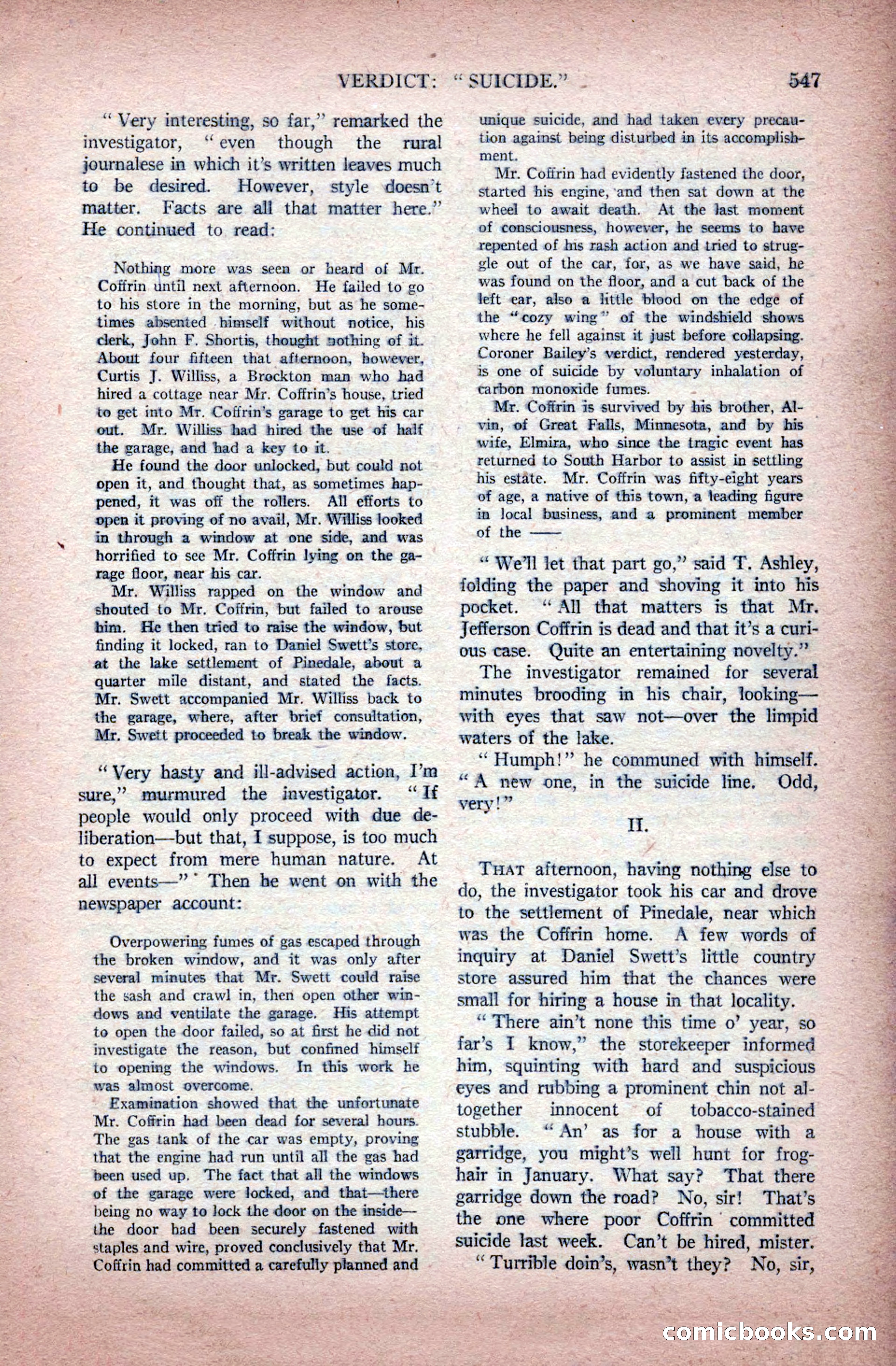 Argosy All-Story Weekly, November 28, 1925 — page 77 of 172