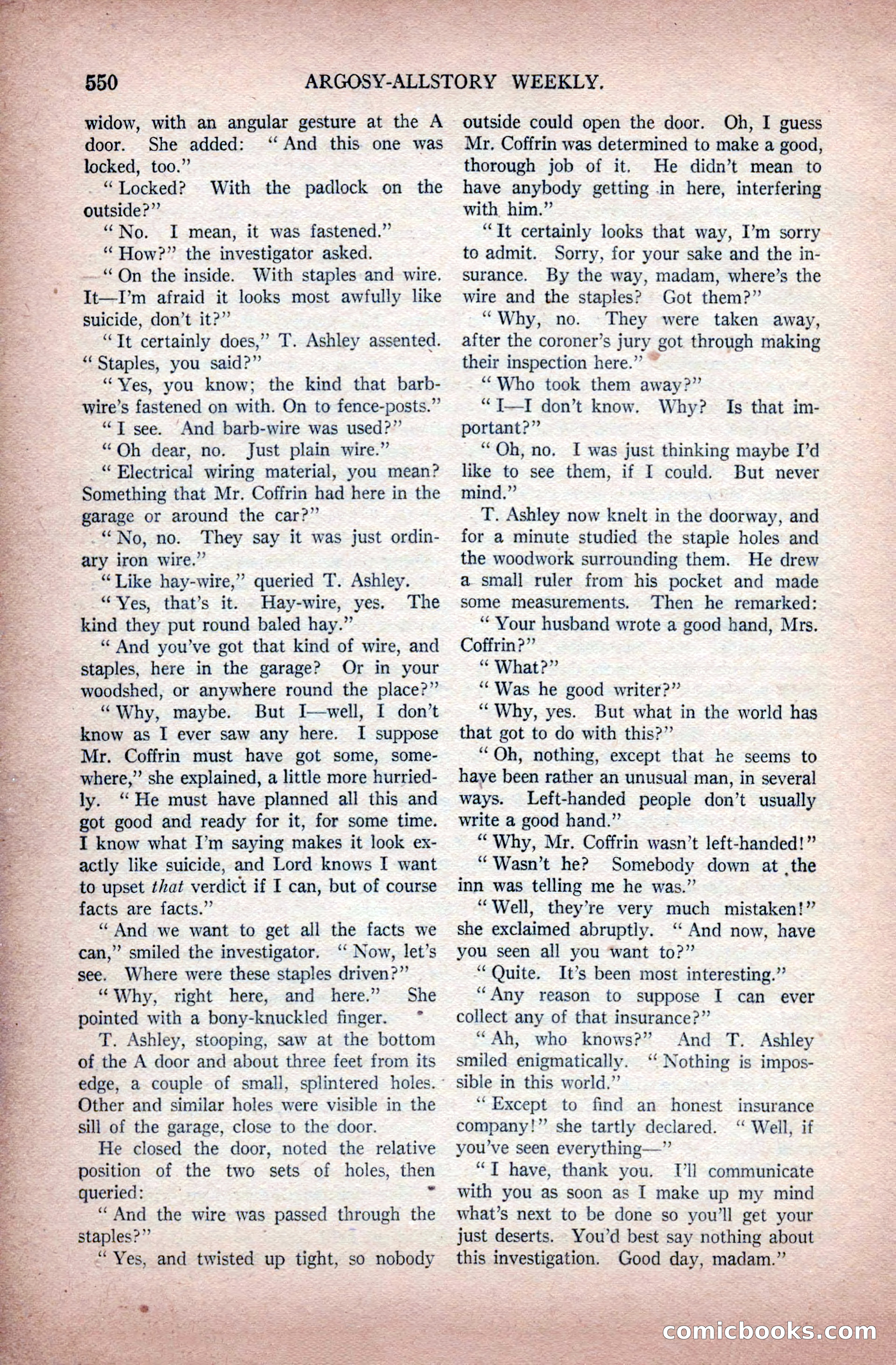 Argosy All-Story Weekly, November 28, 1925 — page 80 of 172
