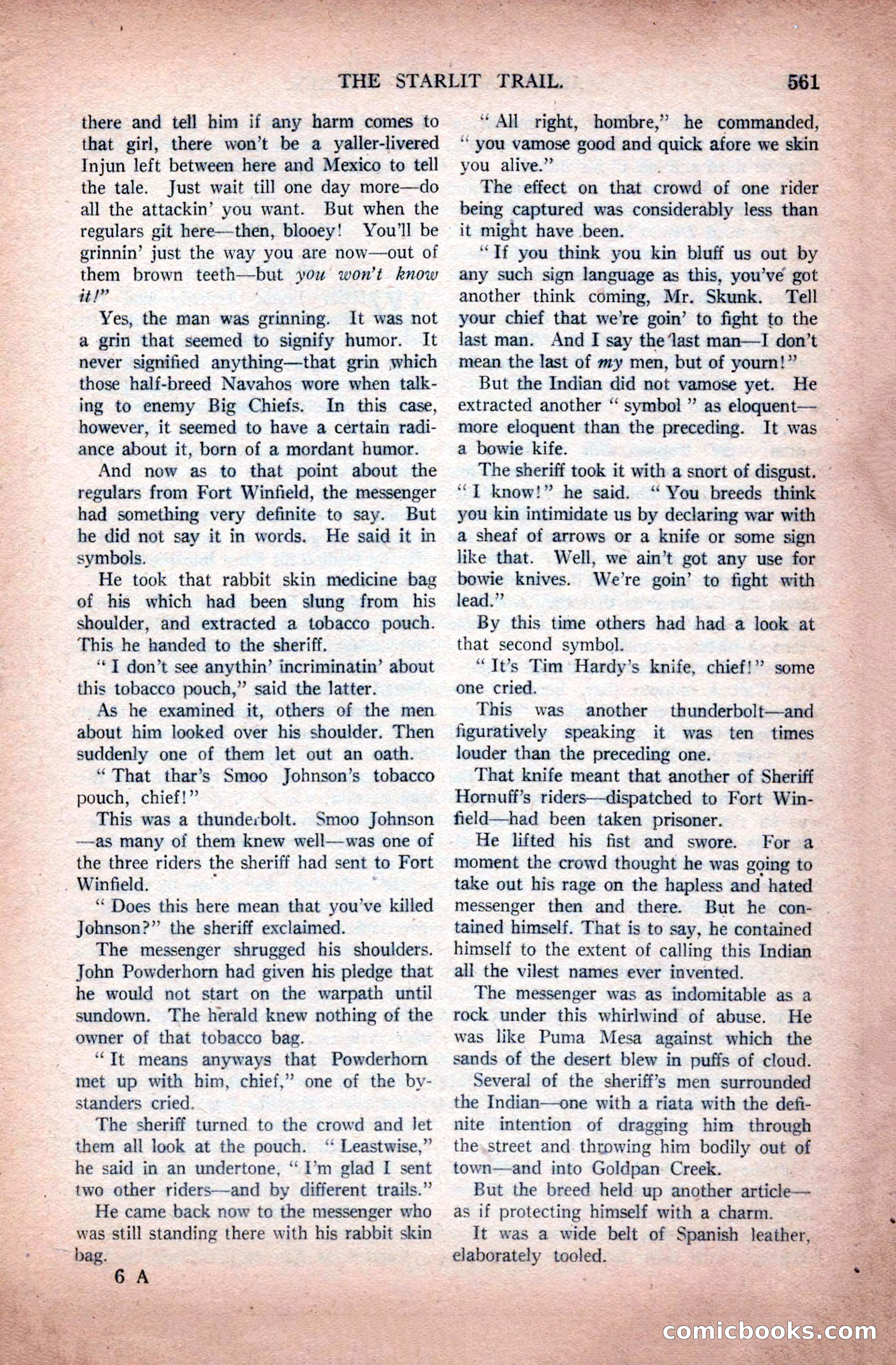 Argosy All-Story Weekly, November 28, 1925 — page 91 of 172