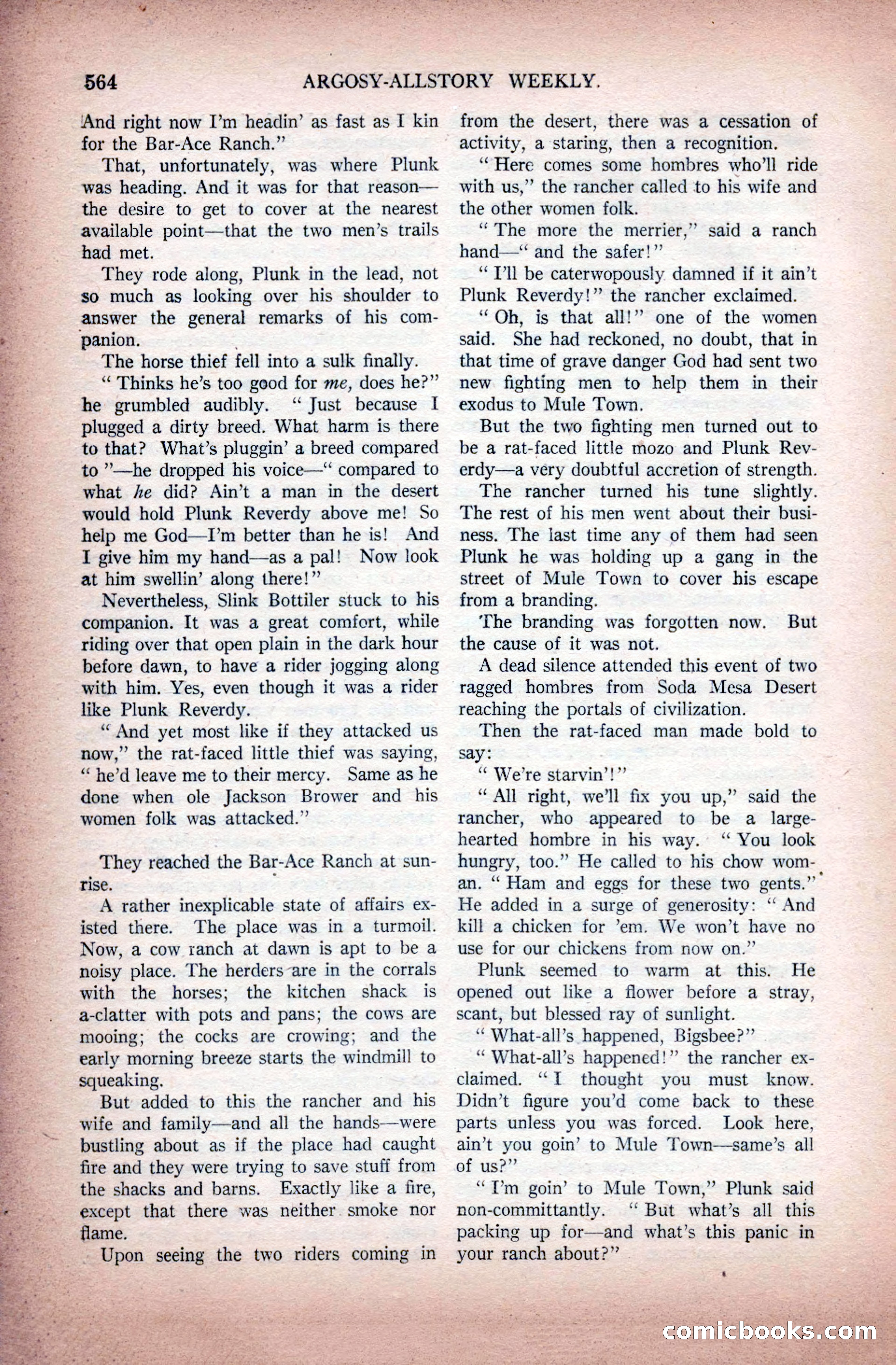 Argosy All-Story Weekly, November 28, 1925 — page 94 of 172