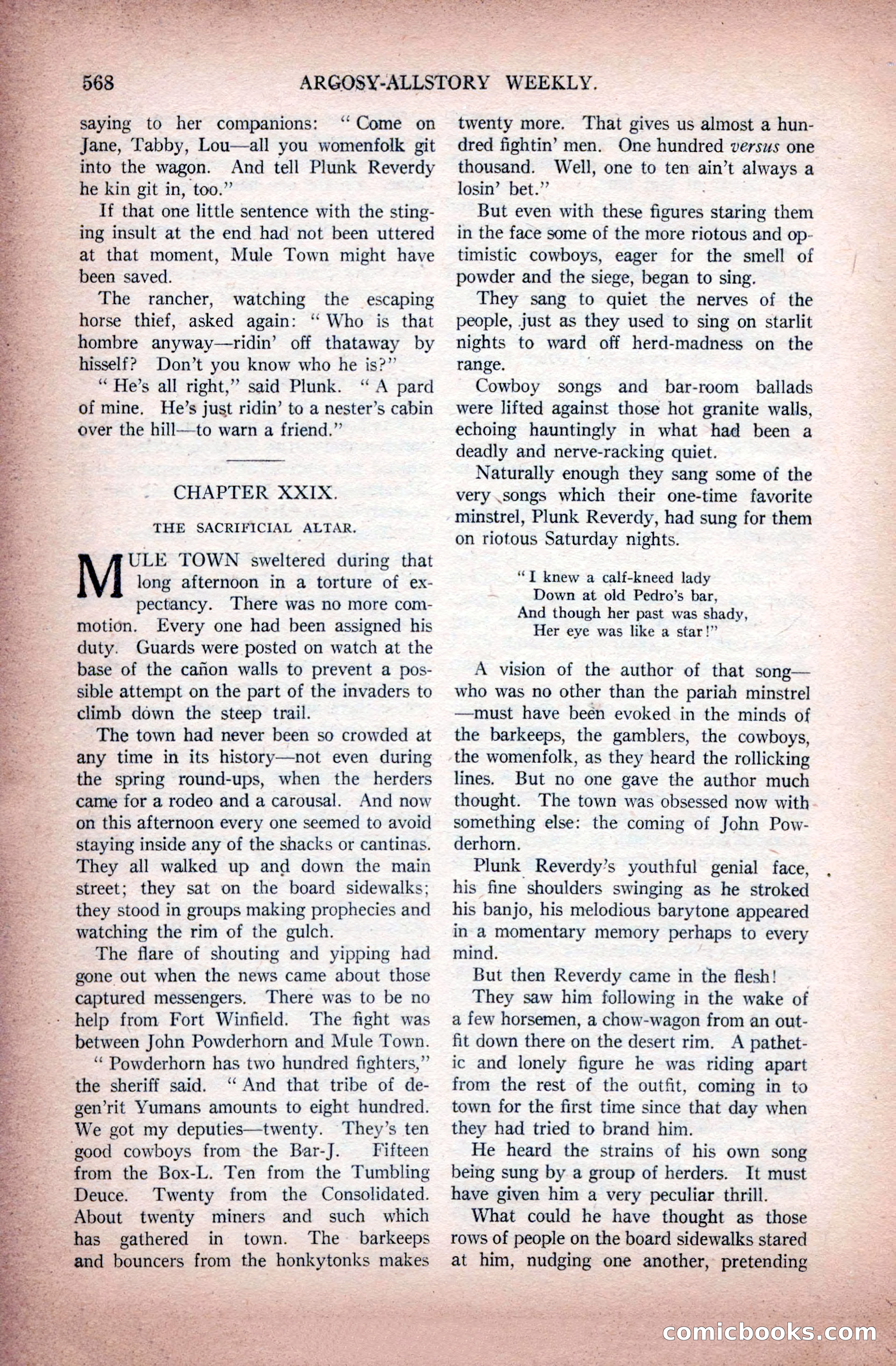 Argosy All-Story Weekly, November 28, 1925 — page 98 of 172