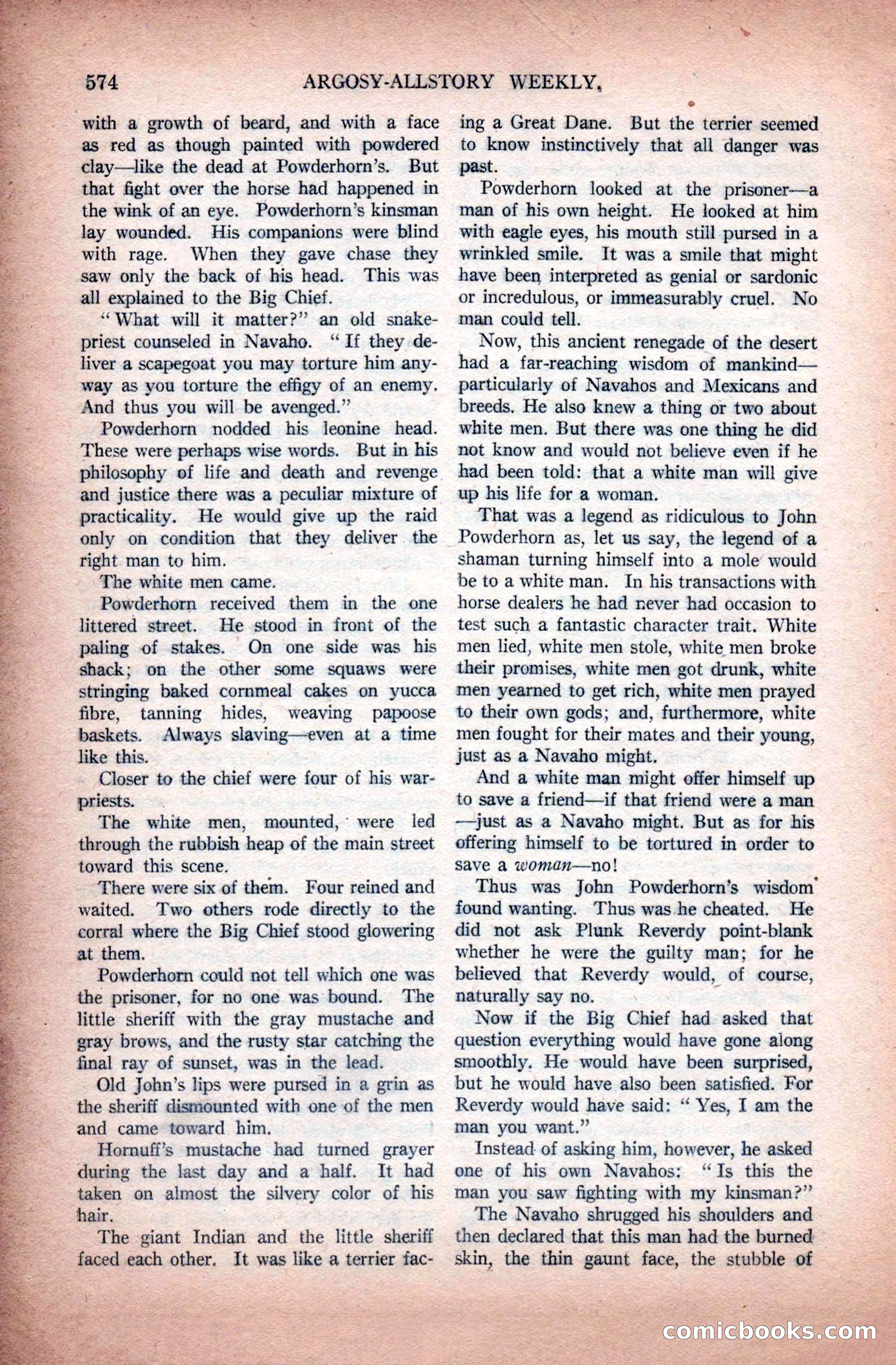 Argosy All-Story Weekly, November 28, 1925 — page 104 of 172