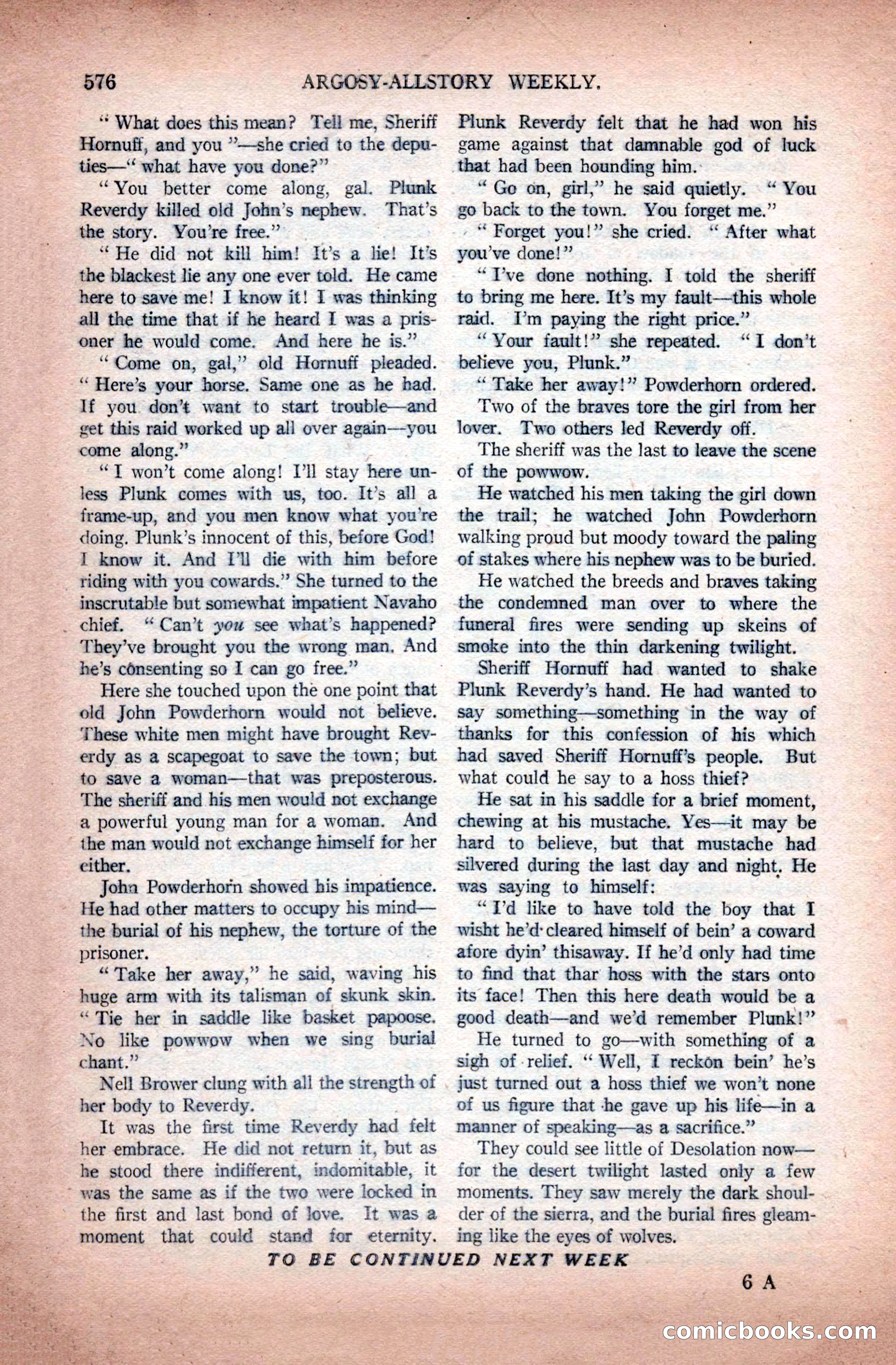Argosy All-Story Weekly, November 28, 1925 — page 106 of 172