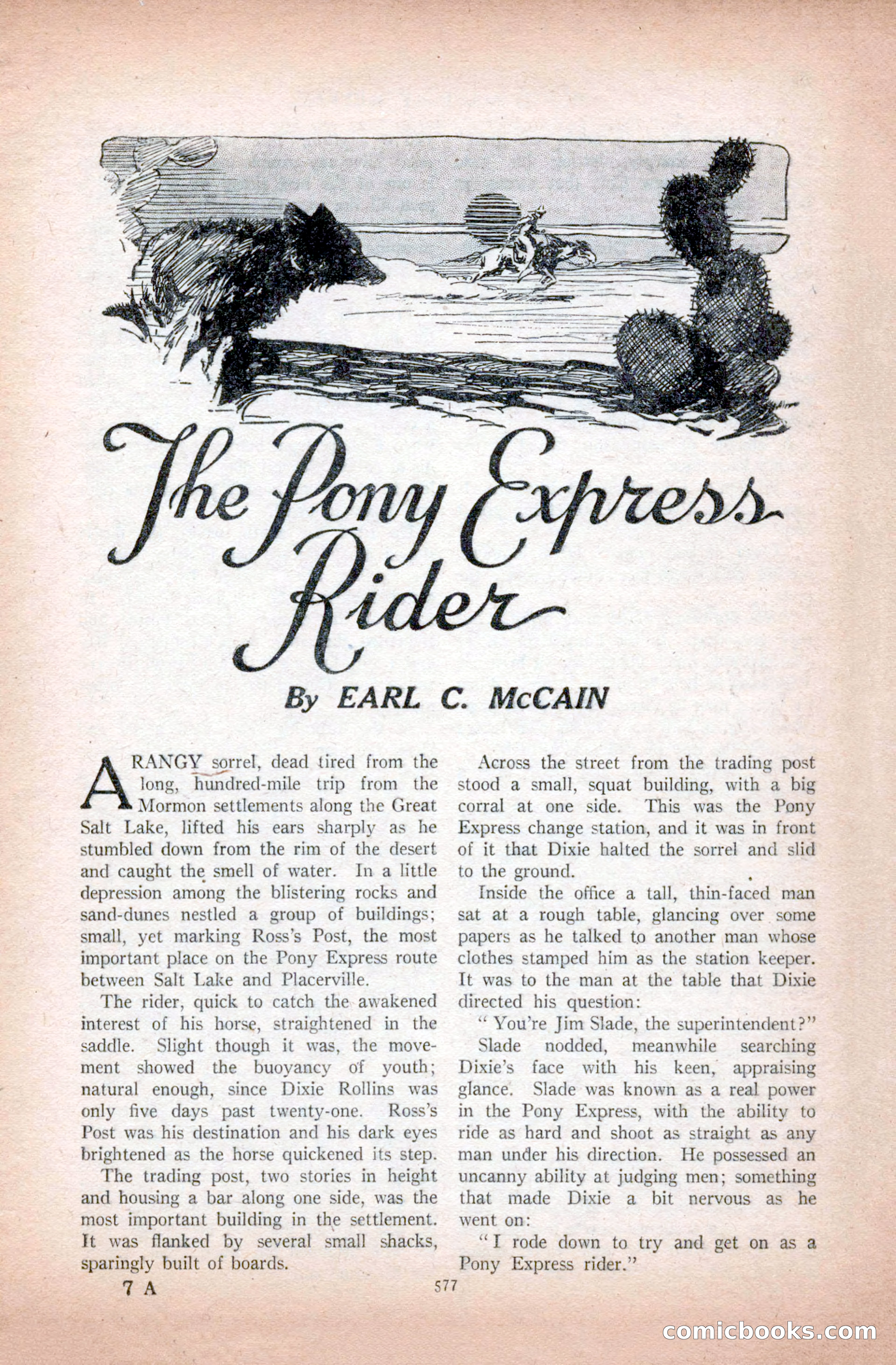 Argosy All-Story Weekly, November 28, 1925 — page 107 of 172