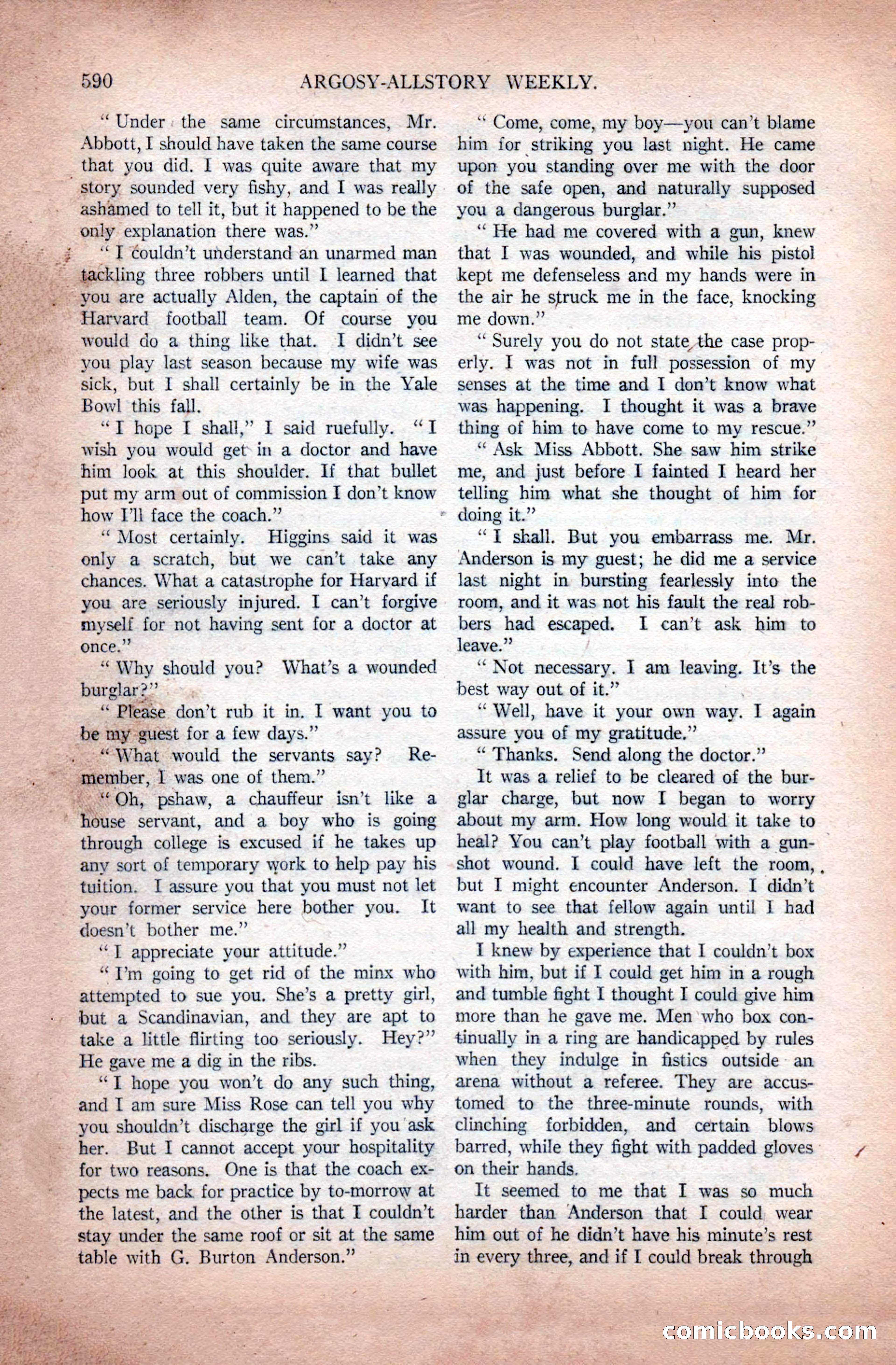 Argosy All-Story Weekly, November 28, 1925 — page 120 of 172
