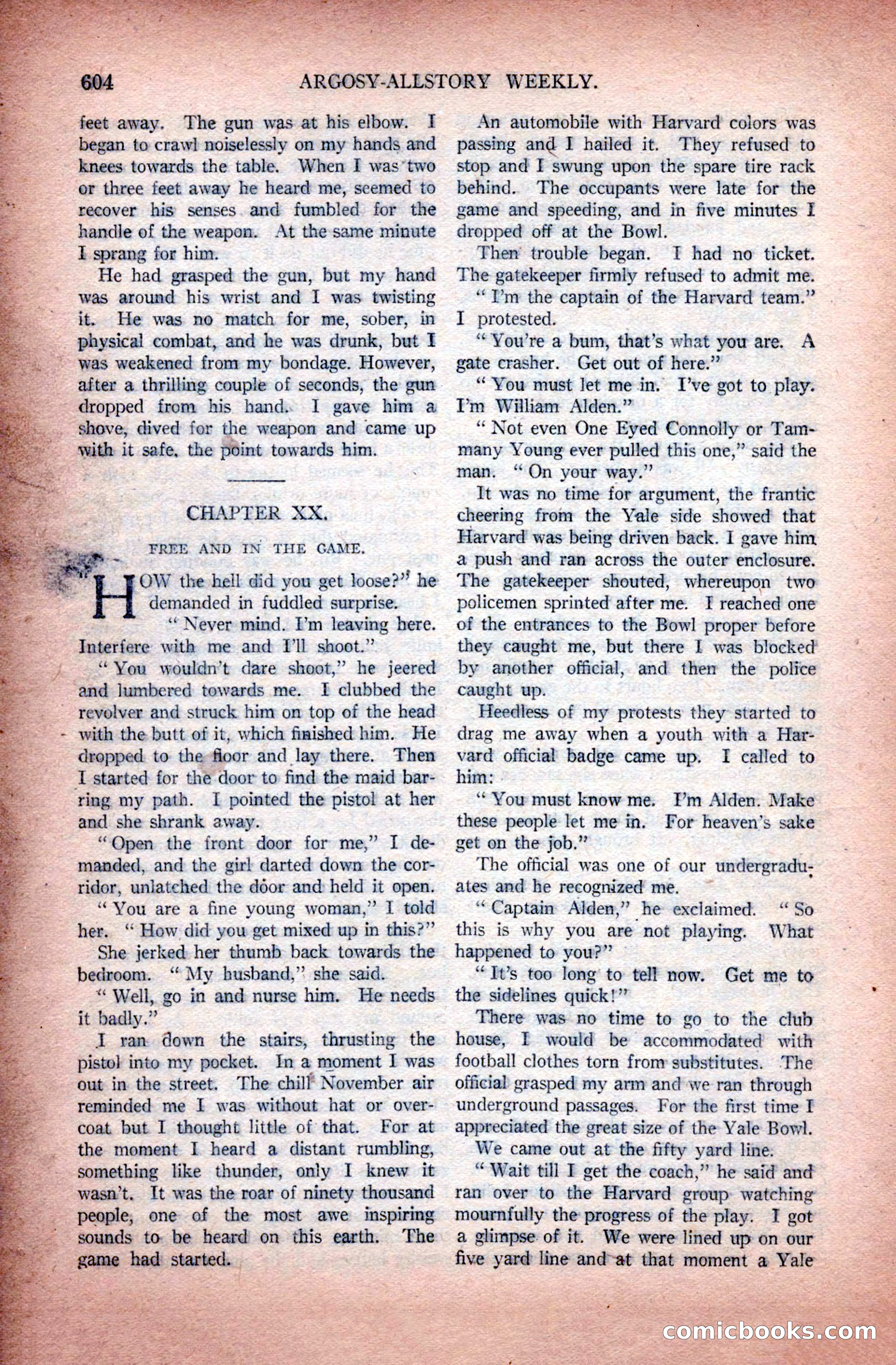 Argosy All-Story Weekly, November 28, 1925 — page 134 of 172