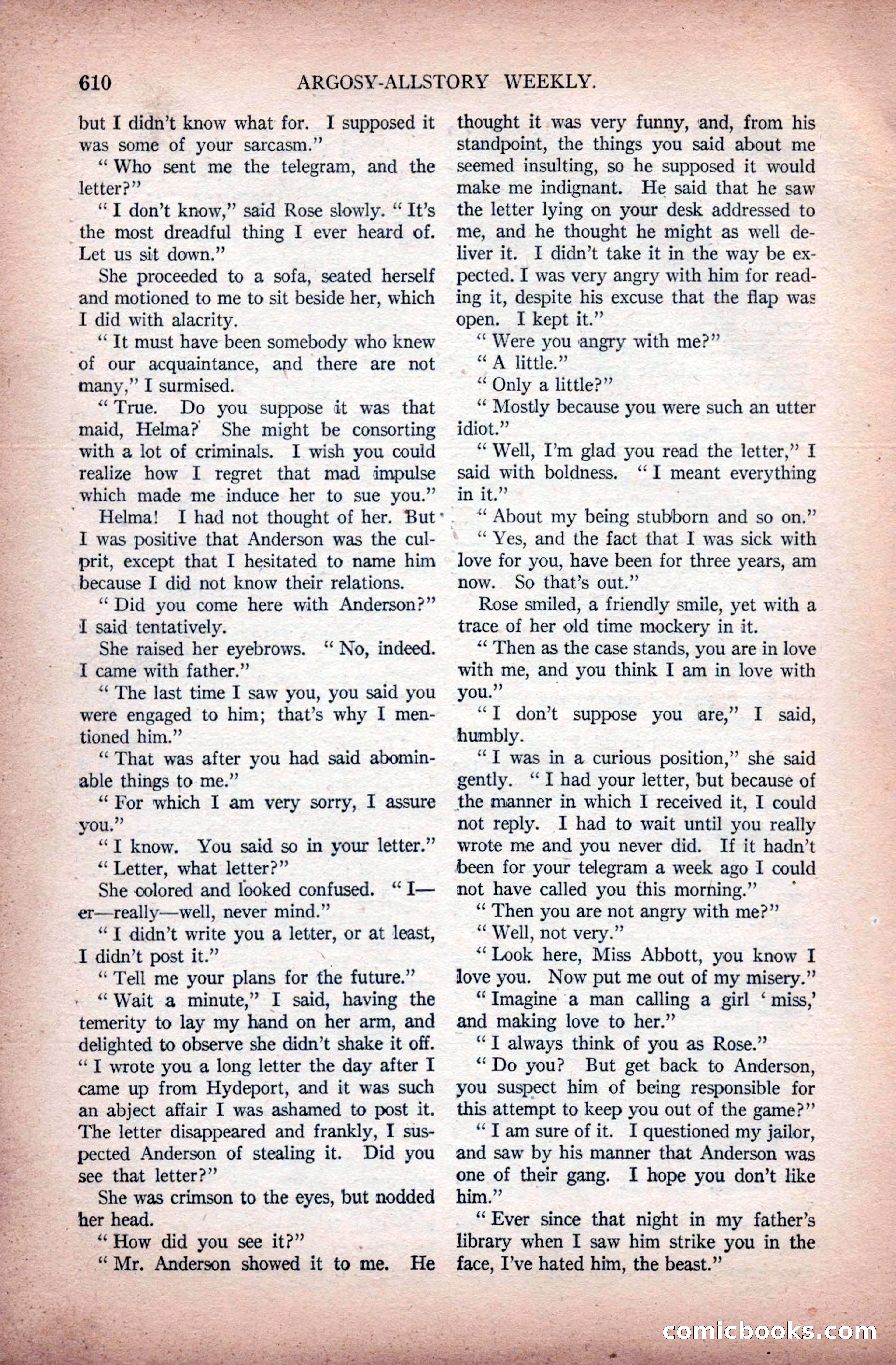 Argosy All-Story Weekly, November 28, 1925 — page 140 of 172
