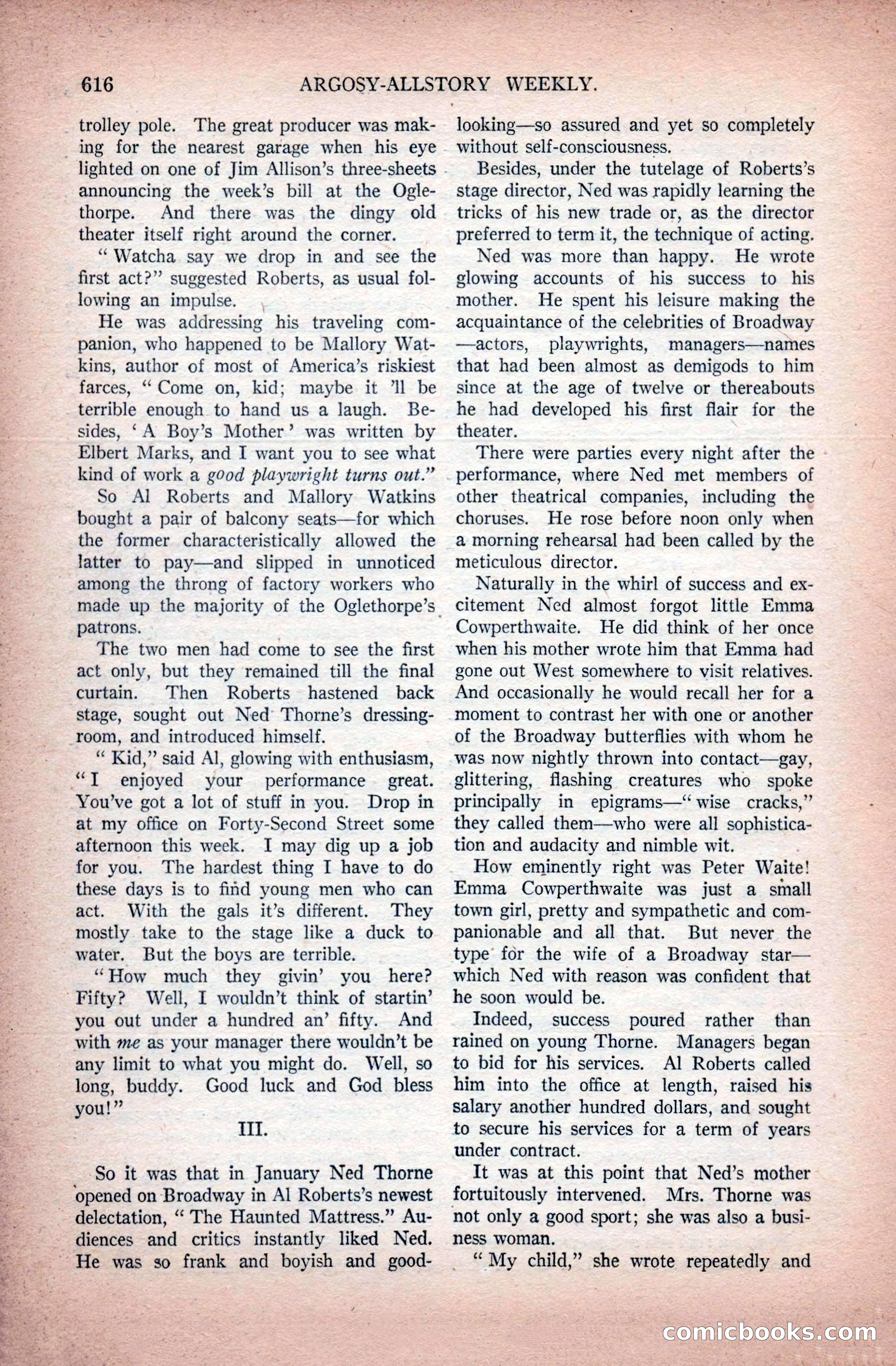 Argosy All-Story Weekly, November 28, 1925 — page 146 of 172