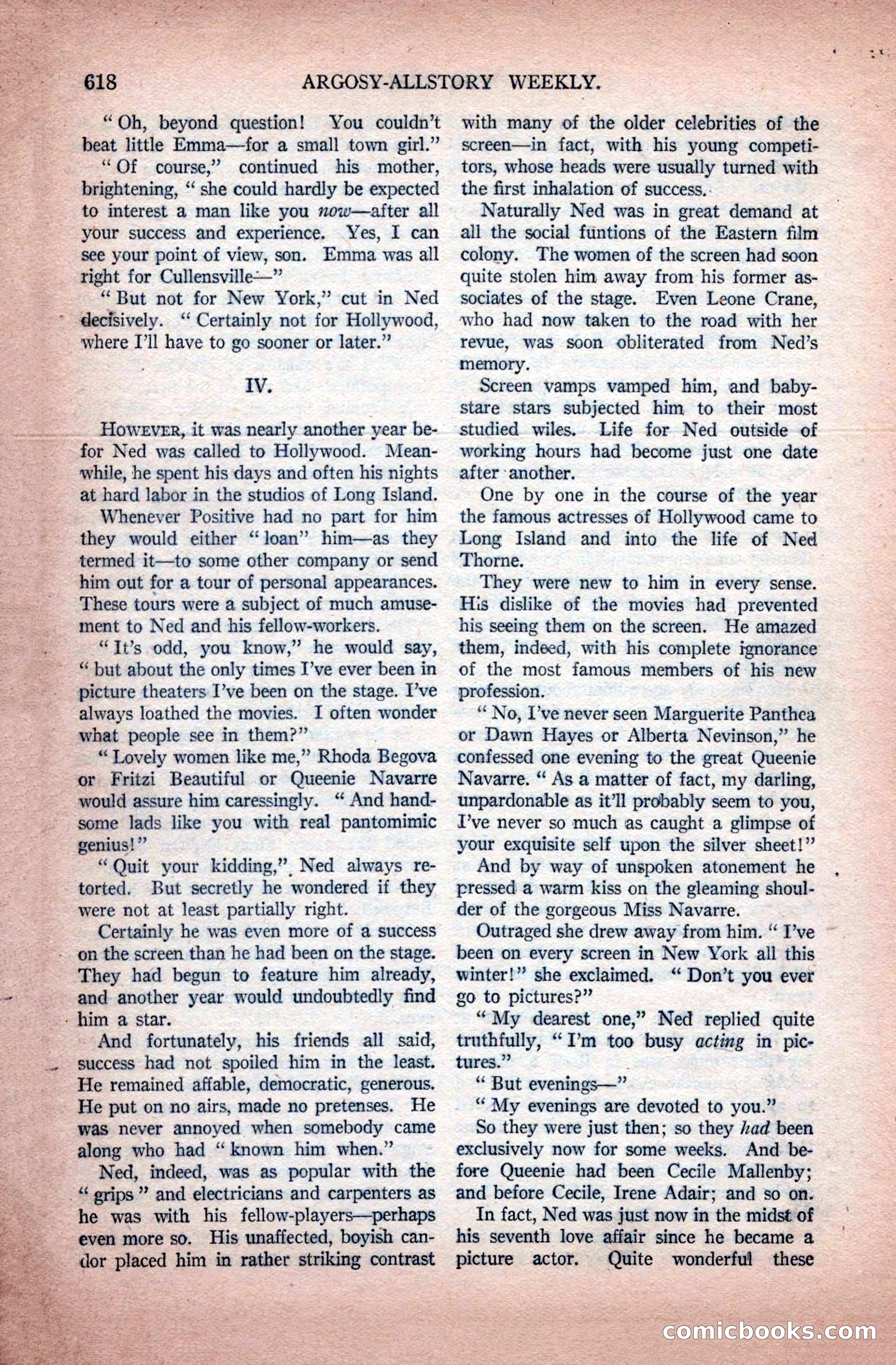 Argosy All-Story Weekly, November 28, 1925 — page 148 of 172