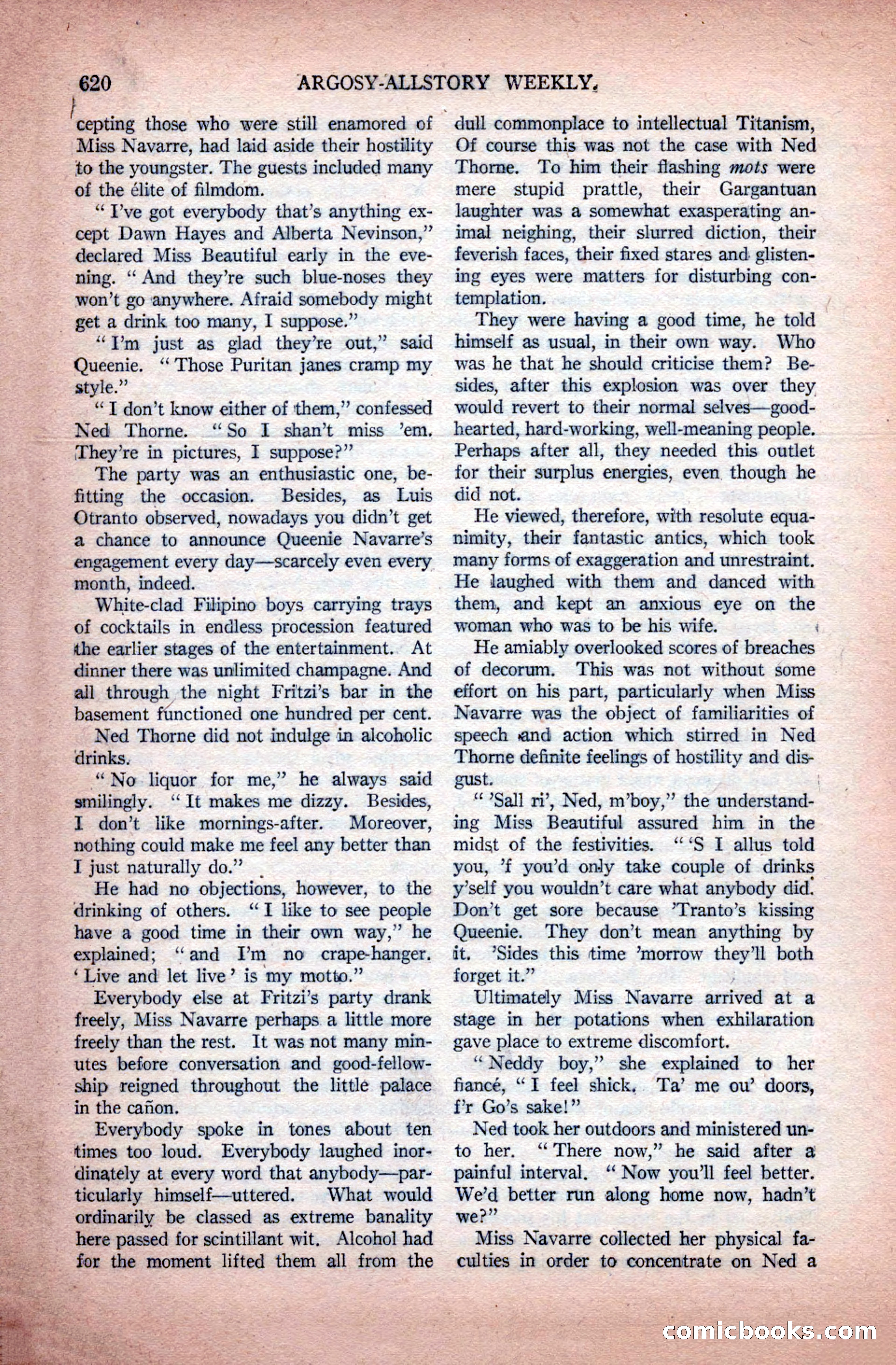 Argosy All-Story Weekly, November 28, 1925 — page 150 of 172