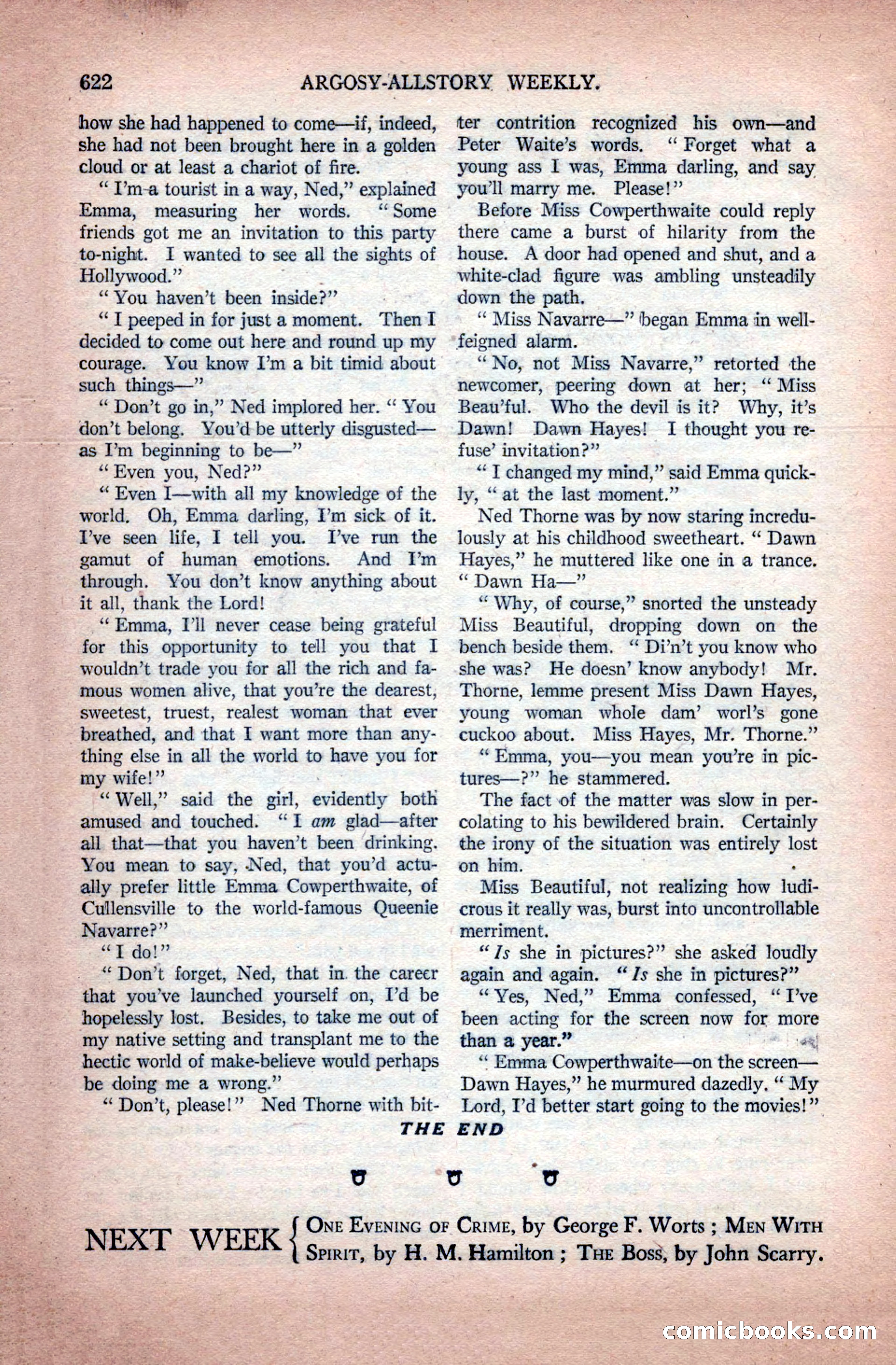 Argosy All-Story Weekly, November 28, 1925 — page 152 of 172