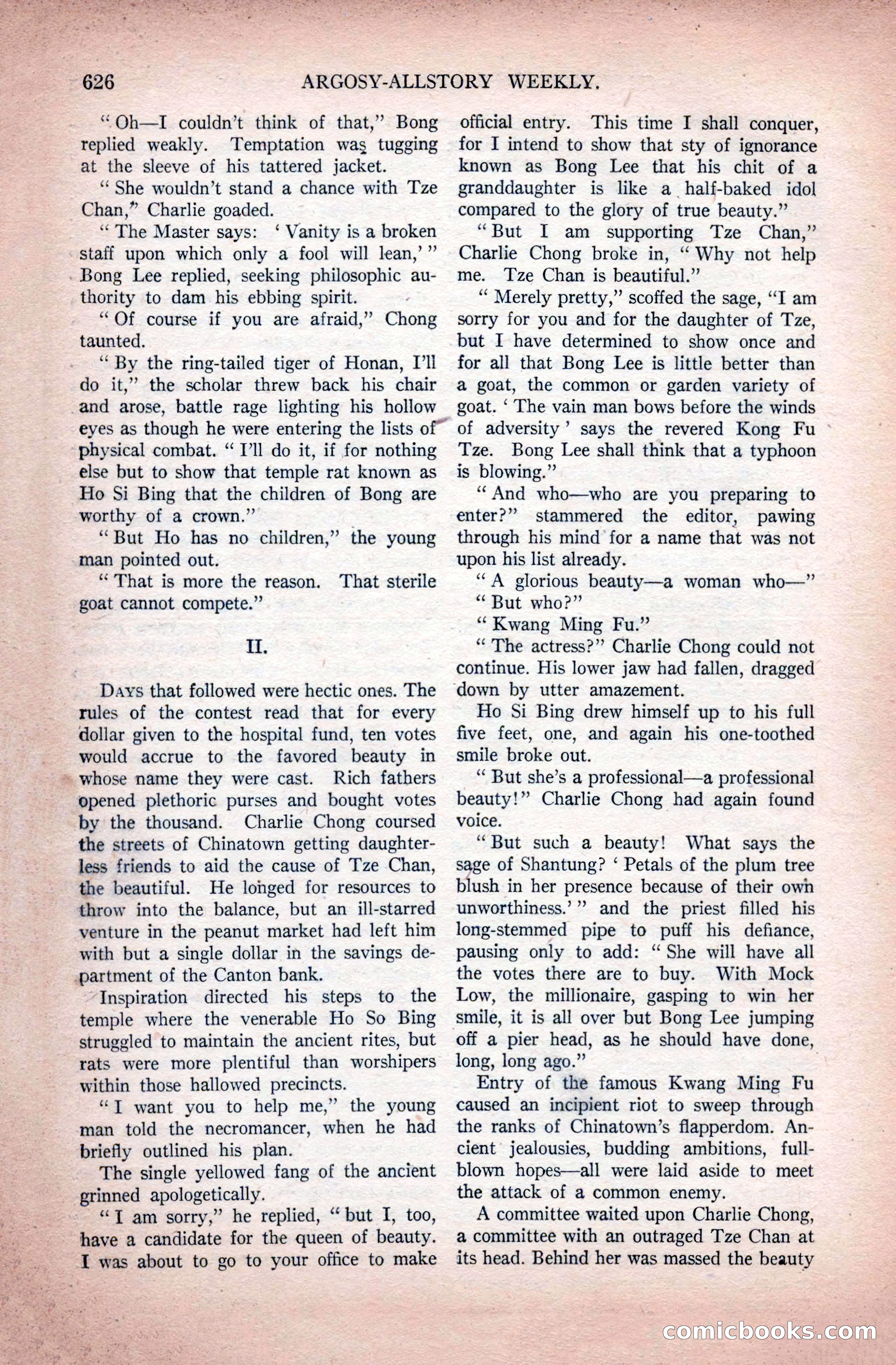 Argosy All-Story Weekly, November 28, 1925 — page 156 of 172