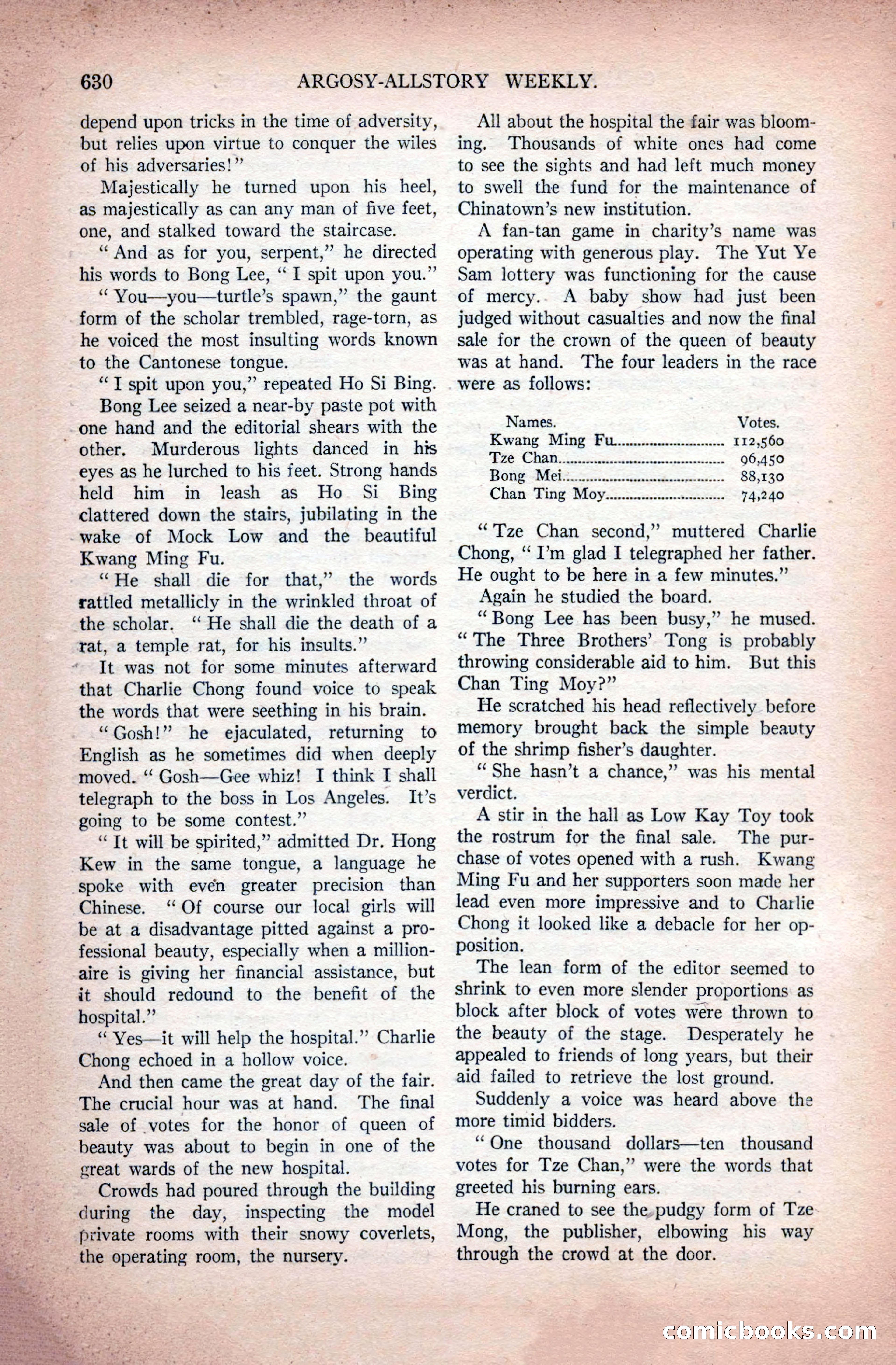 Argosy All-Story Weekly, November 28, 1925 — page 160 of 172