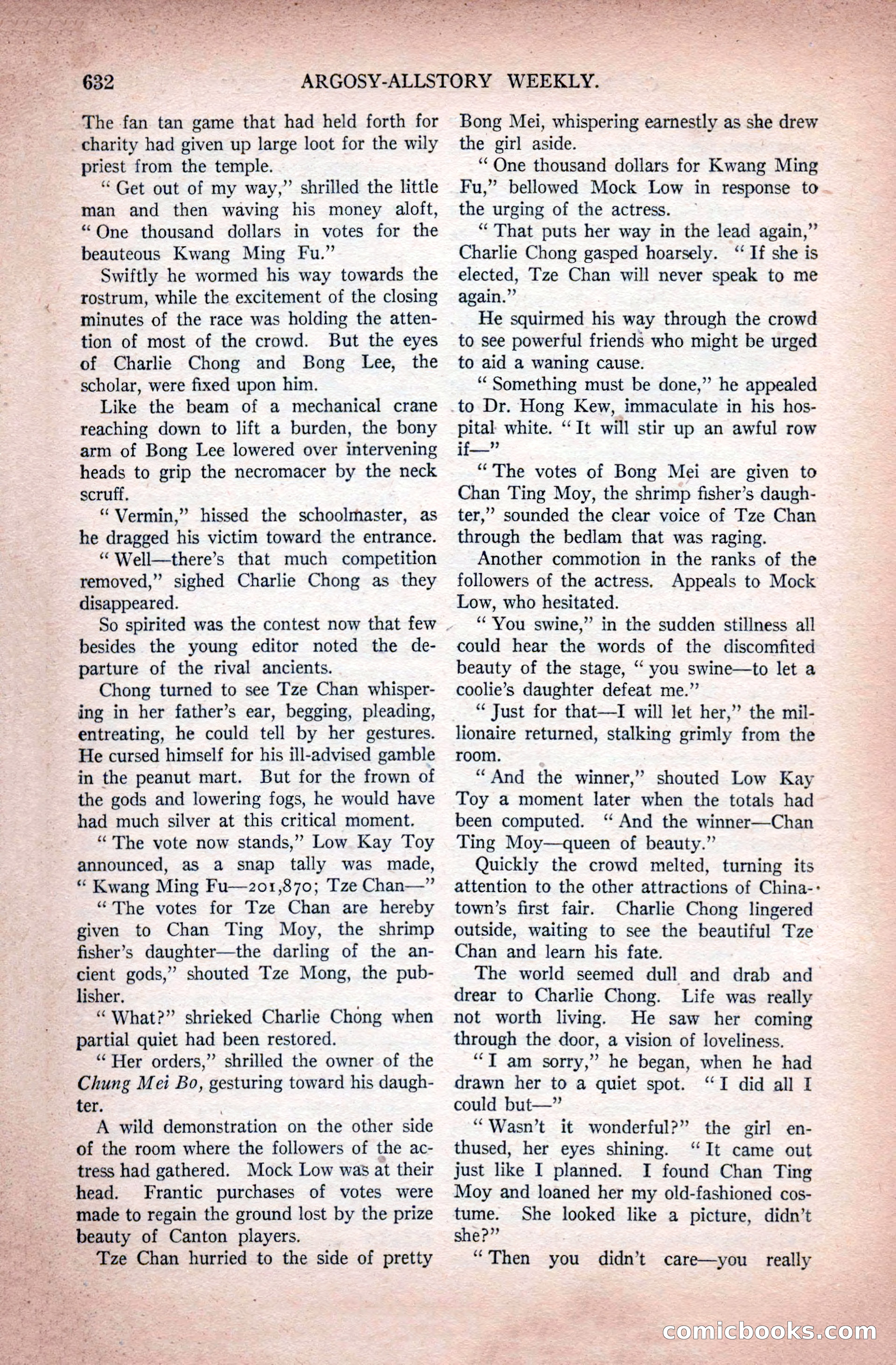 Argosy All-Story Weekly, November 28, 1925 — page 162 of 172