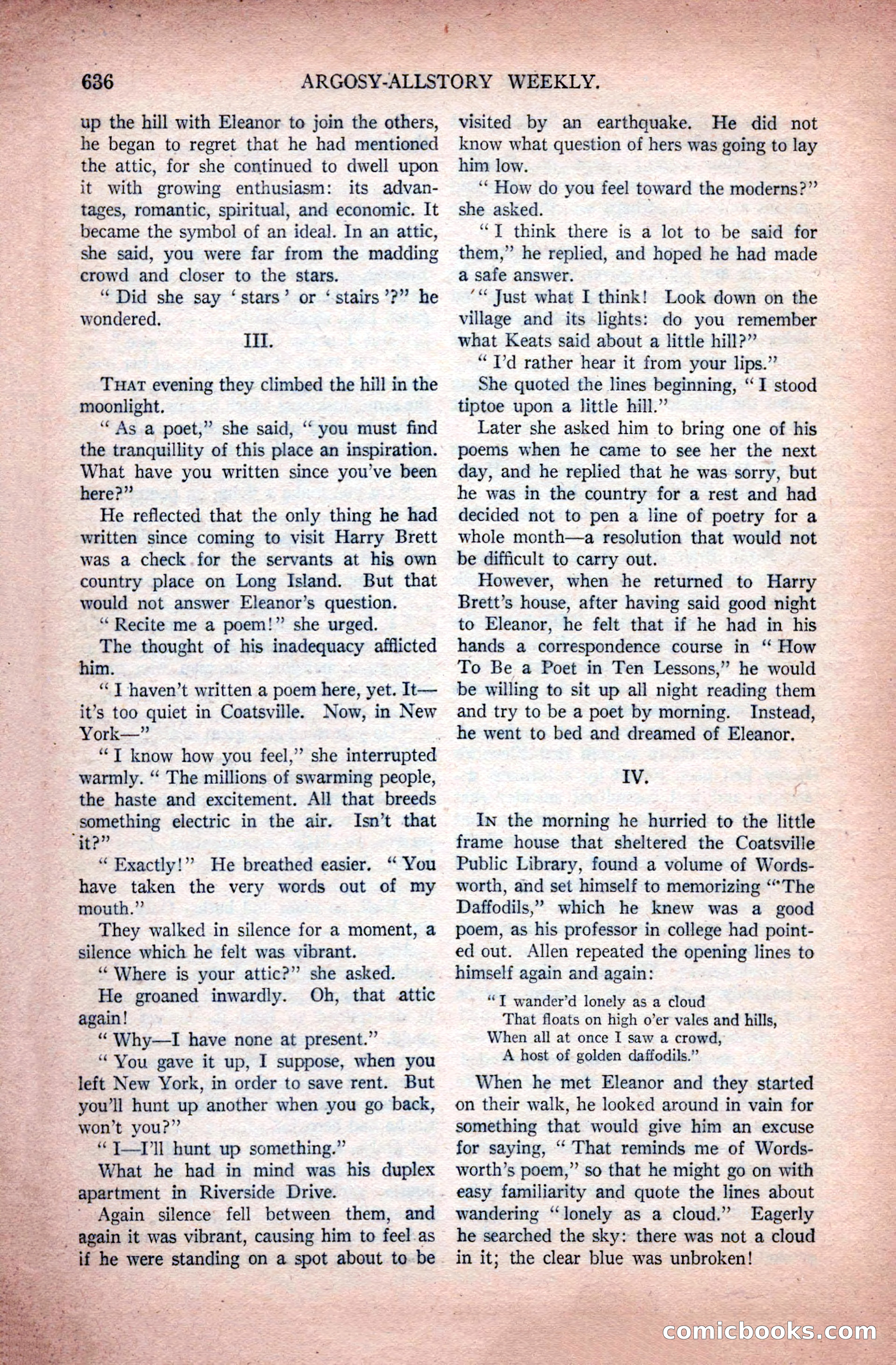Argosy All-Story Weekly, November 28, 1925 — page 166 of 172