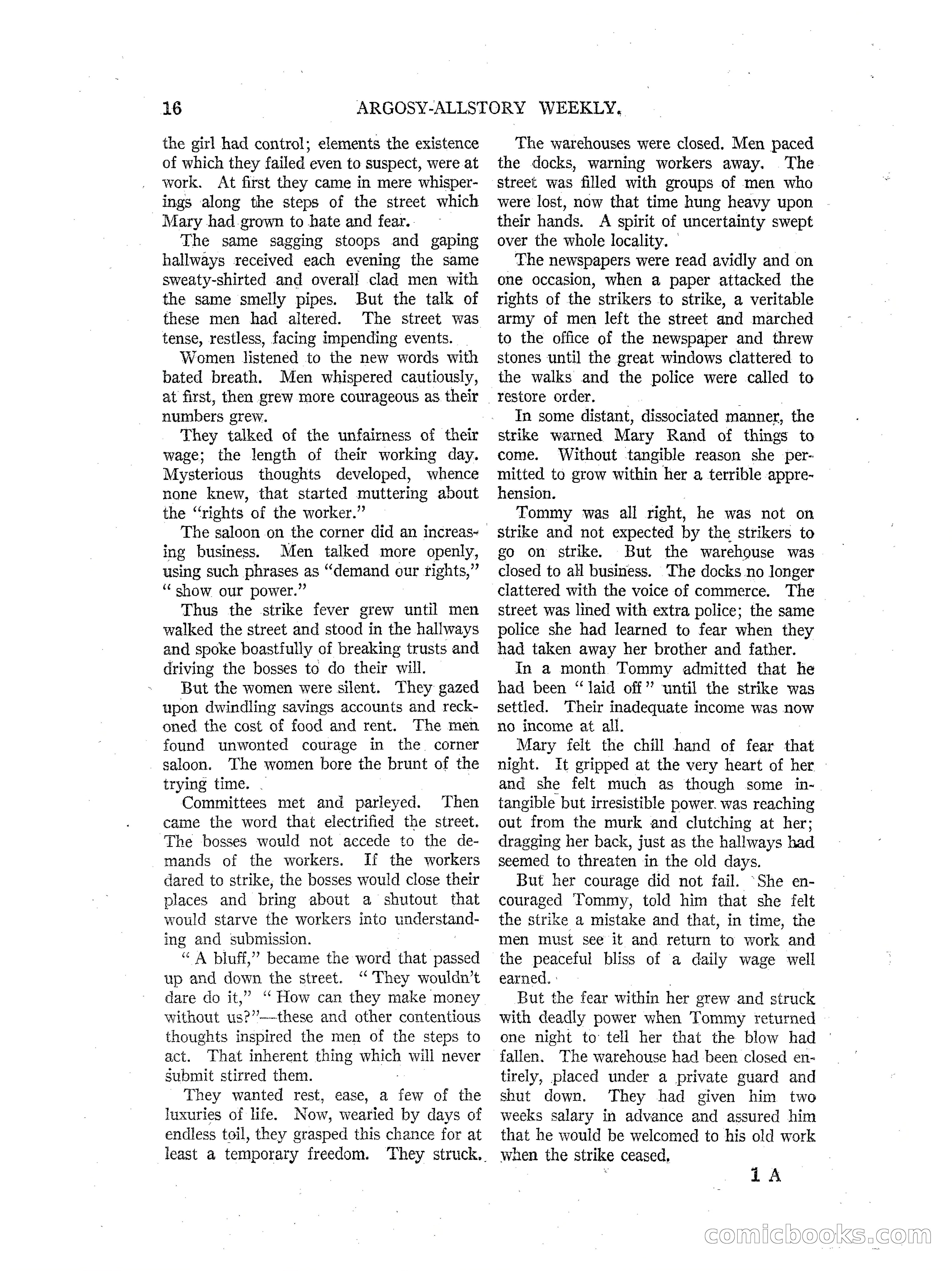 Argosy All-Story Weekly — page 18 of 164