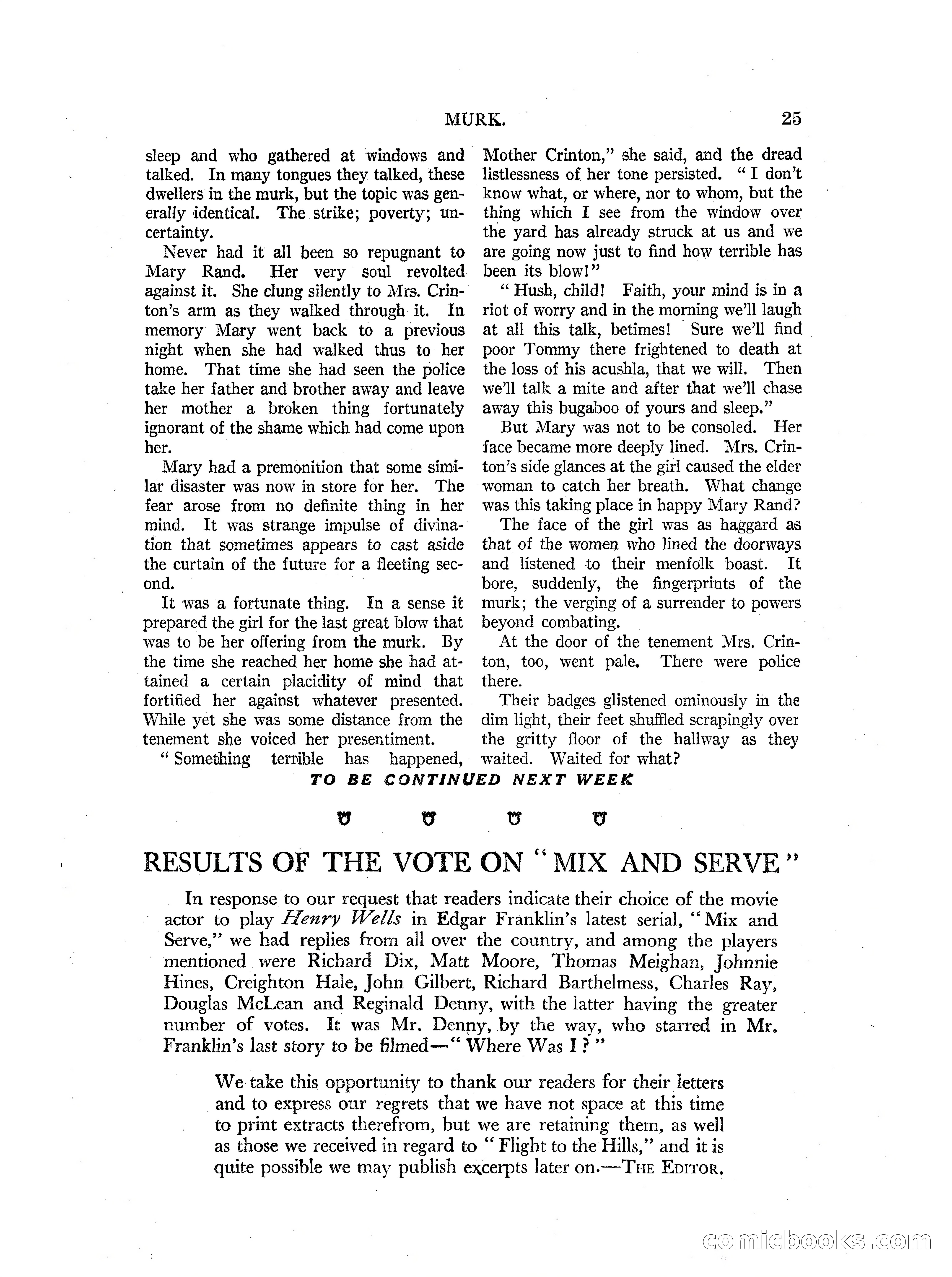 Argosy All-Story Weekly — page 27 of 164