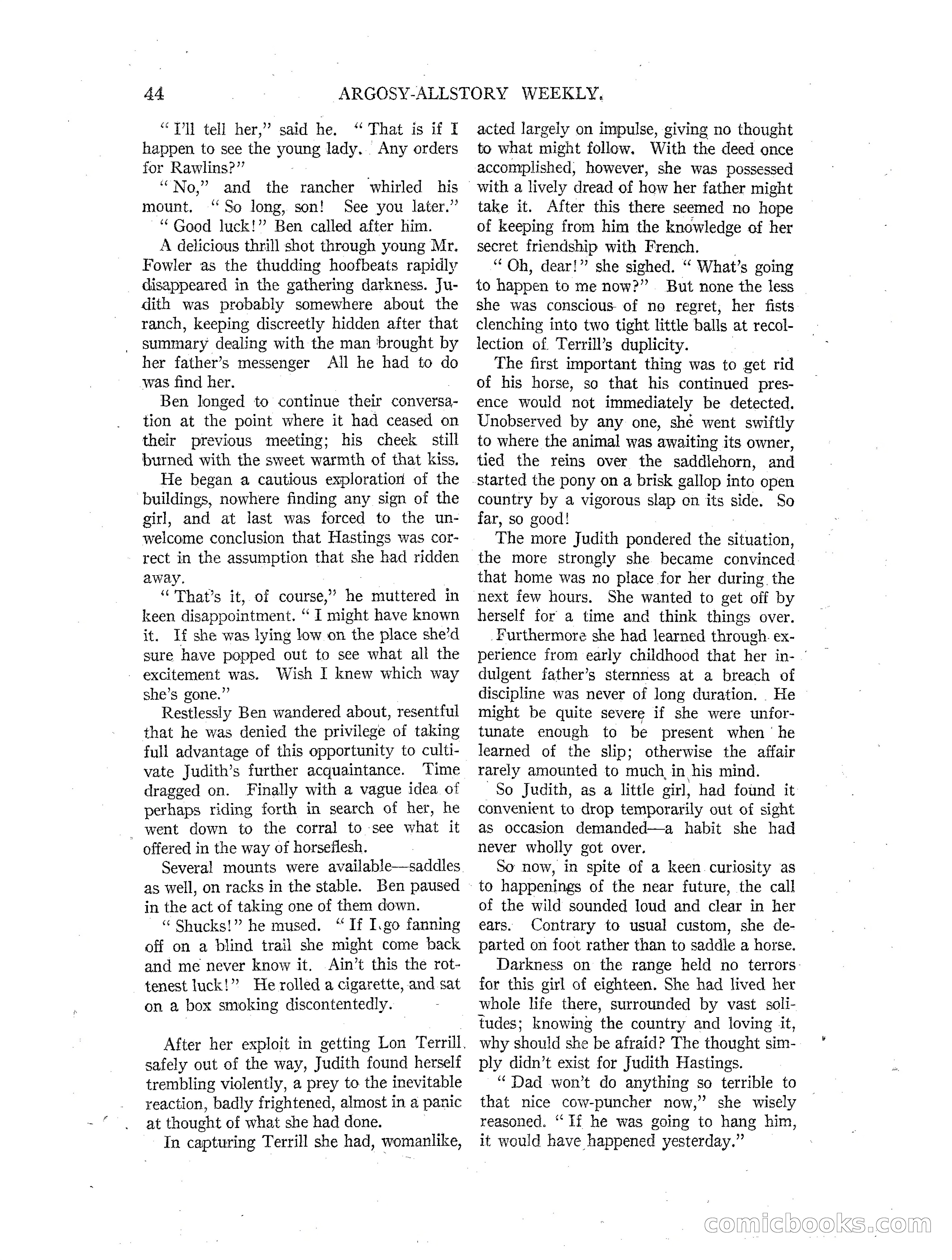 Argosy All-Story Weekly — page 46 of 164