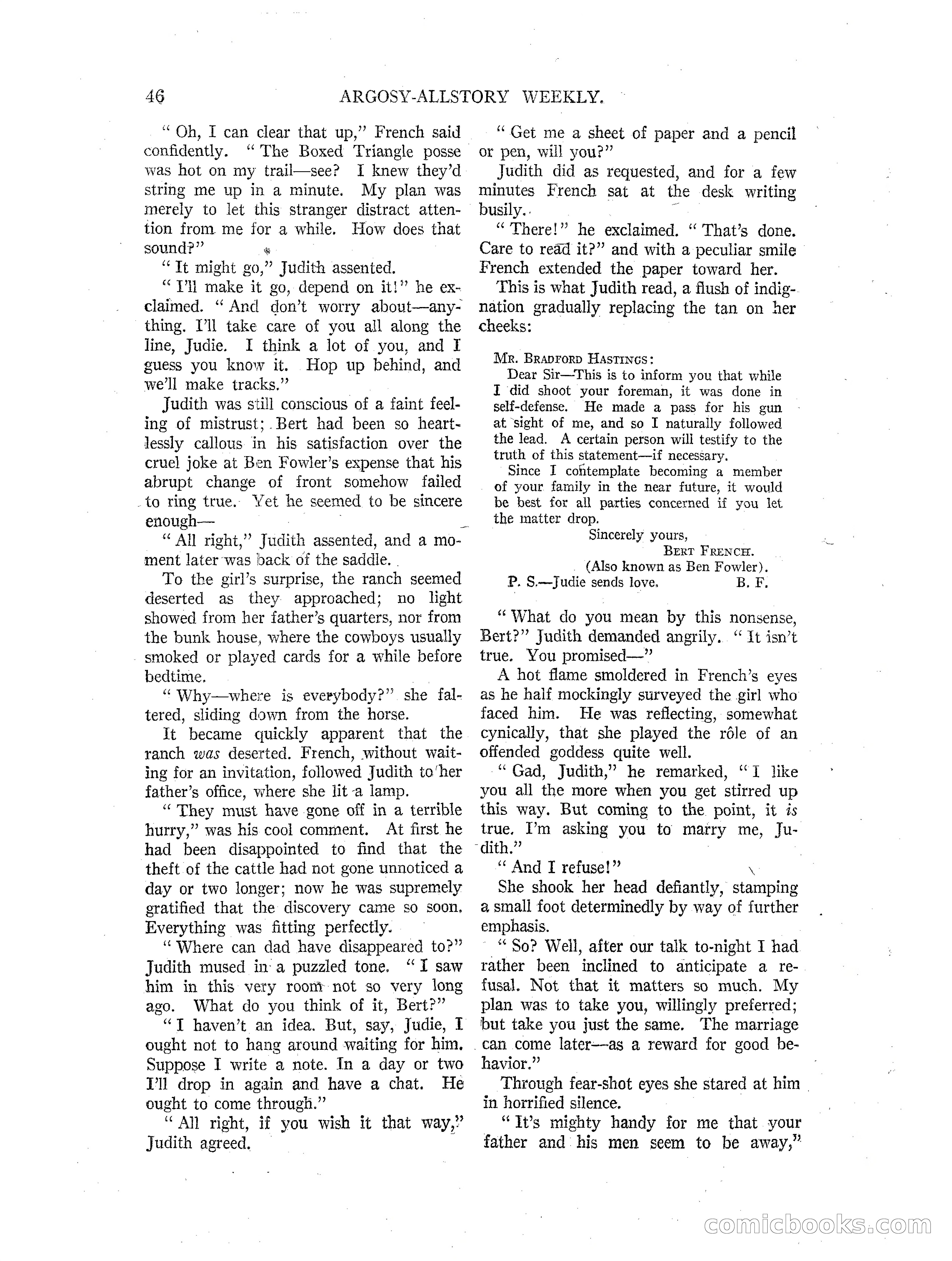 Argosy All-Story Weekly — page 48 of 164