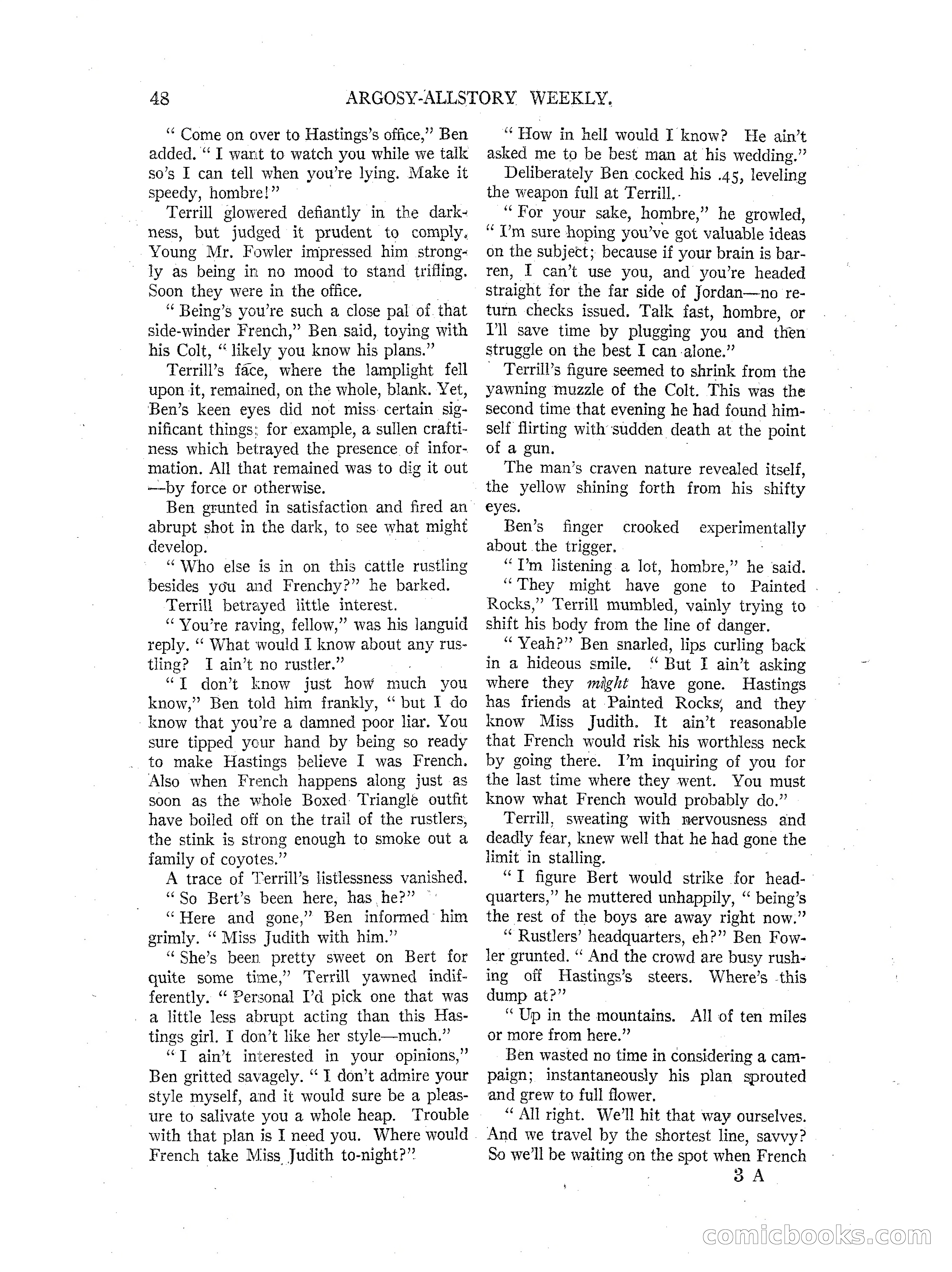 Argosy All-Story Weekly — page 50 of 164