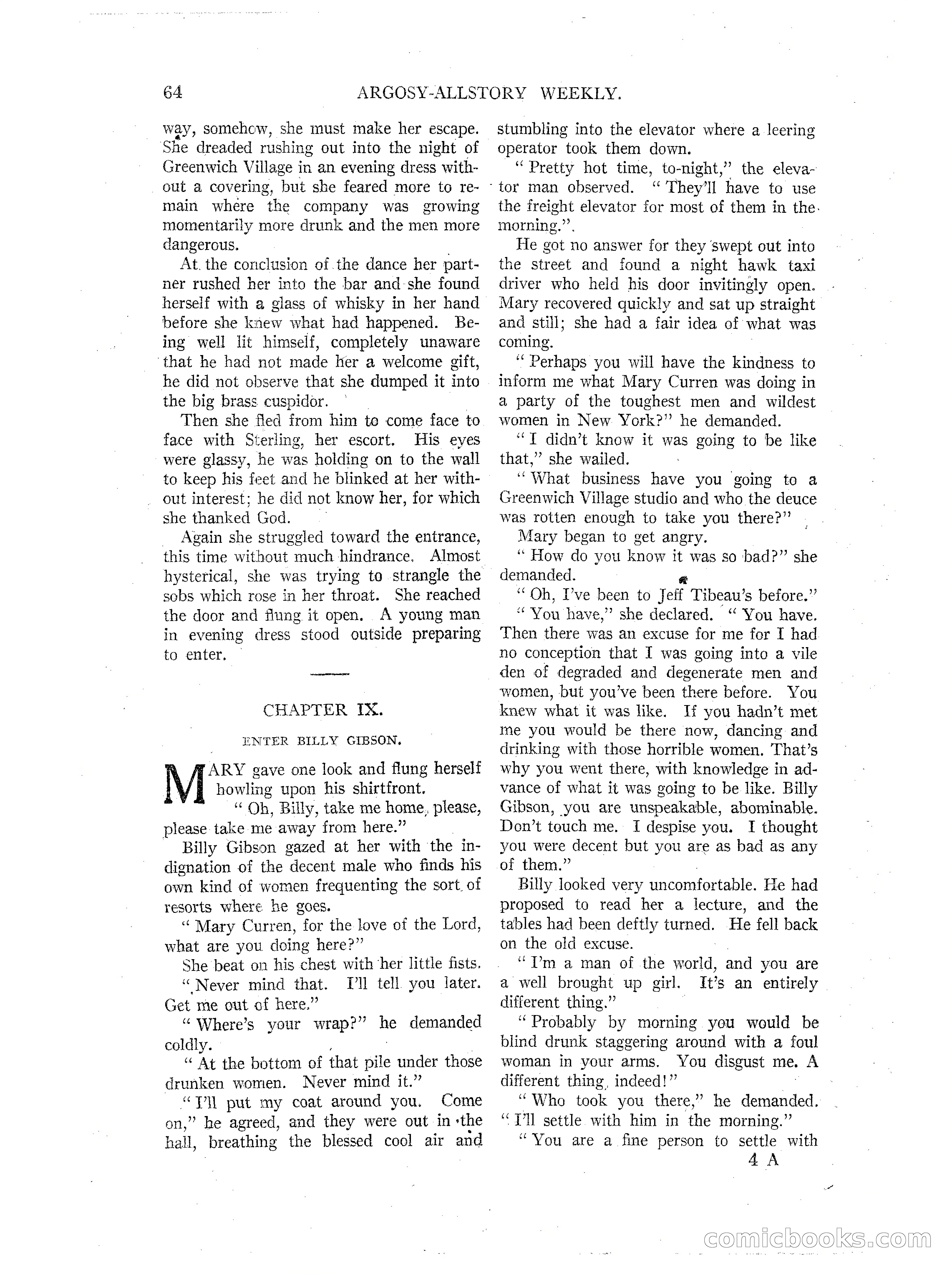 Argosy All-Story Weekly — page 66 of 164