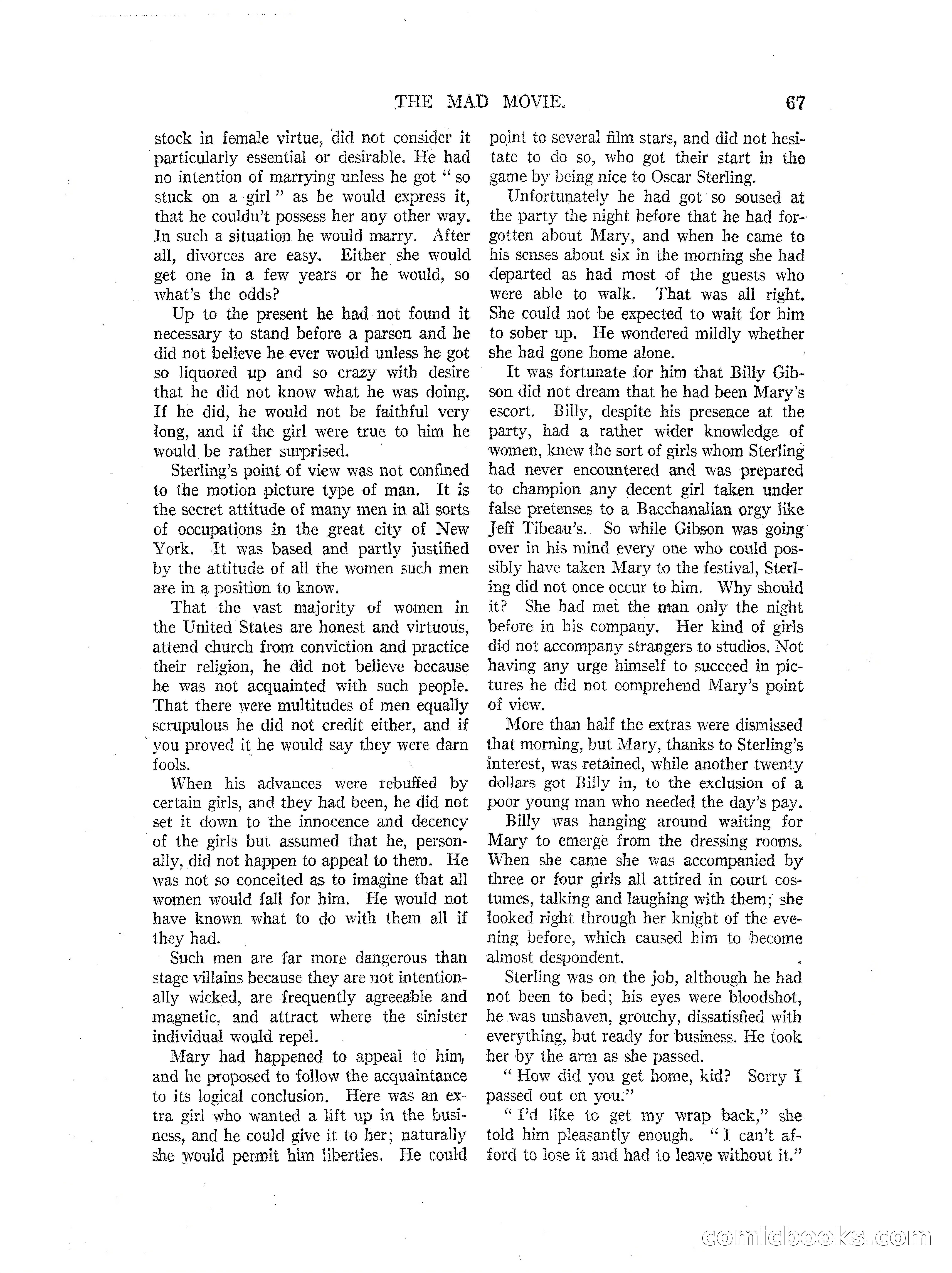Argosy All-Story Weekly — page 69 of 164