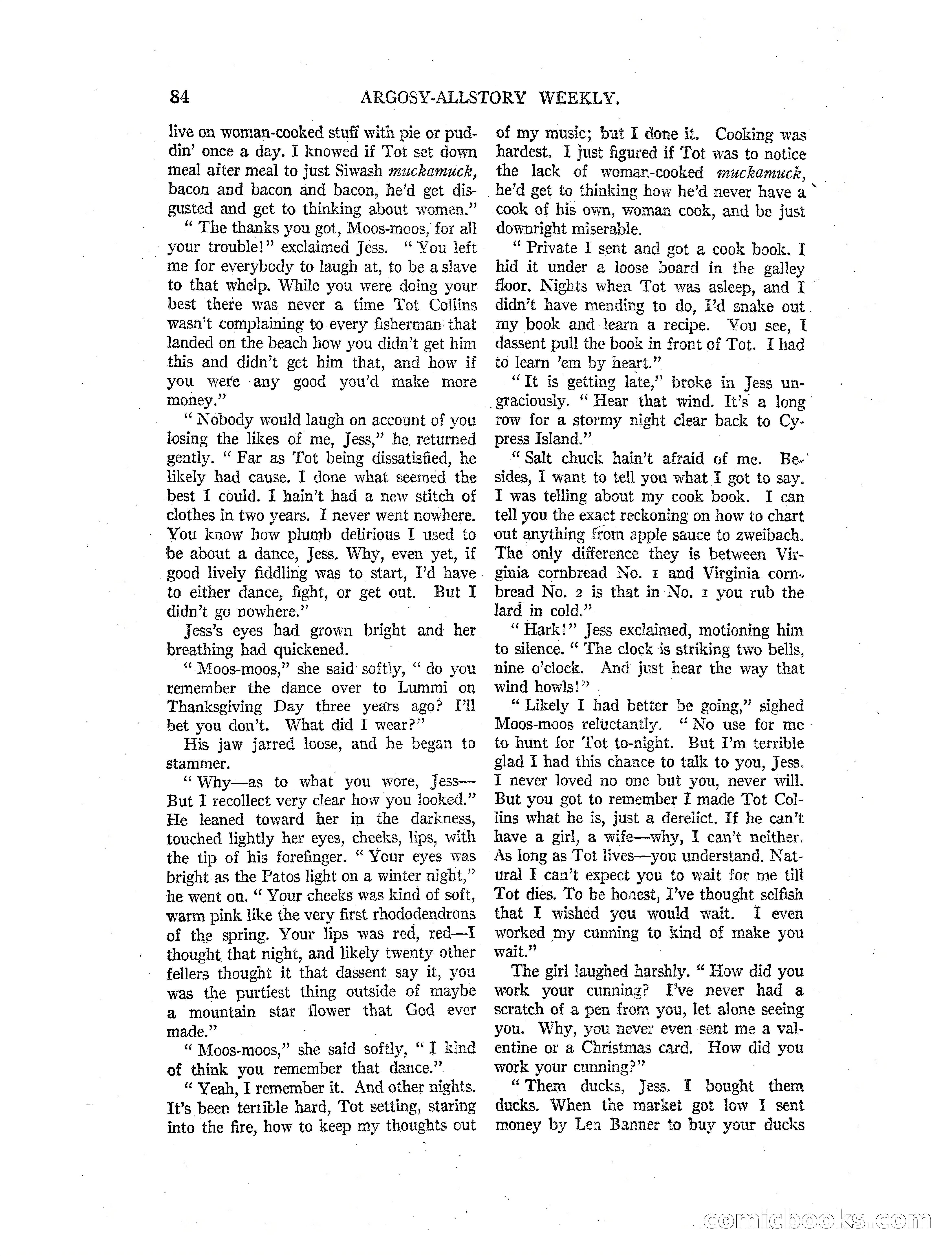 Argosy All-Story Weekly — page 86 of 164