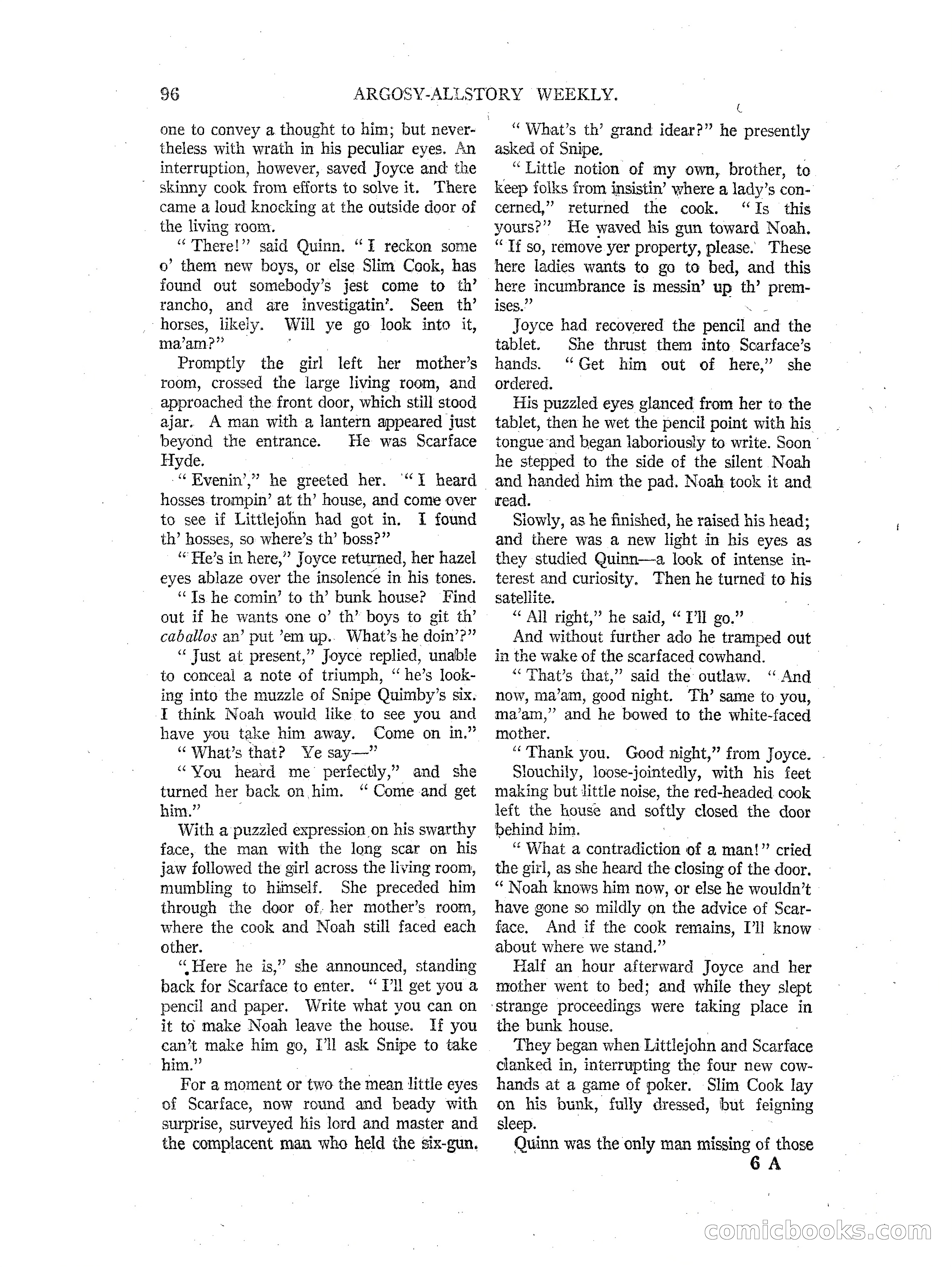 Argosy All-Story Weekly — page 98 of 164