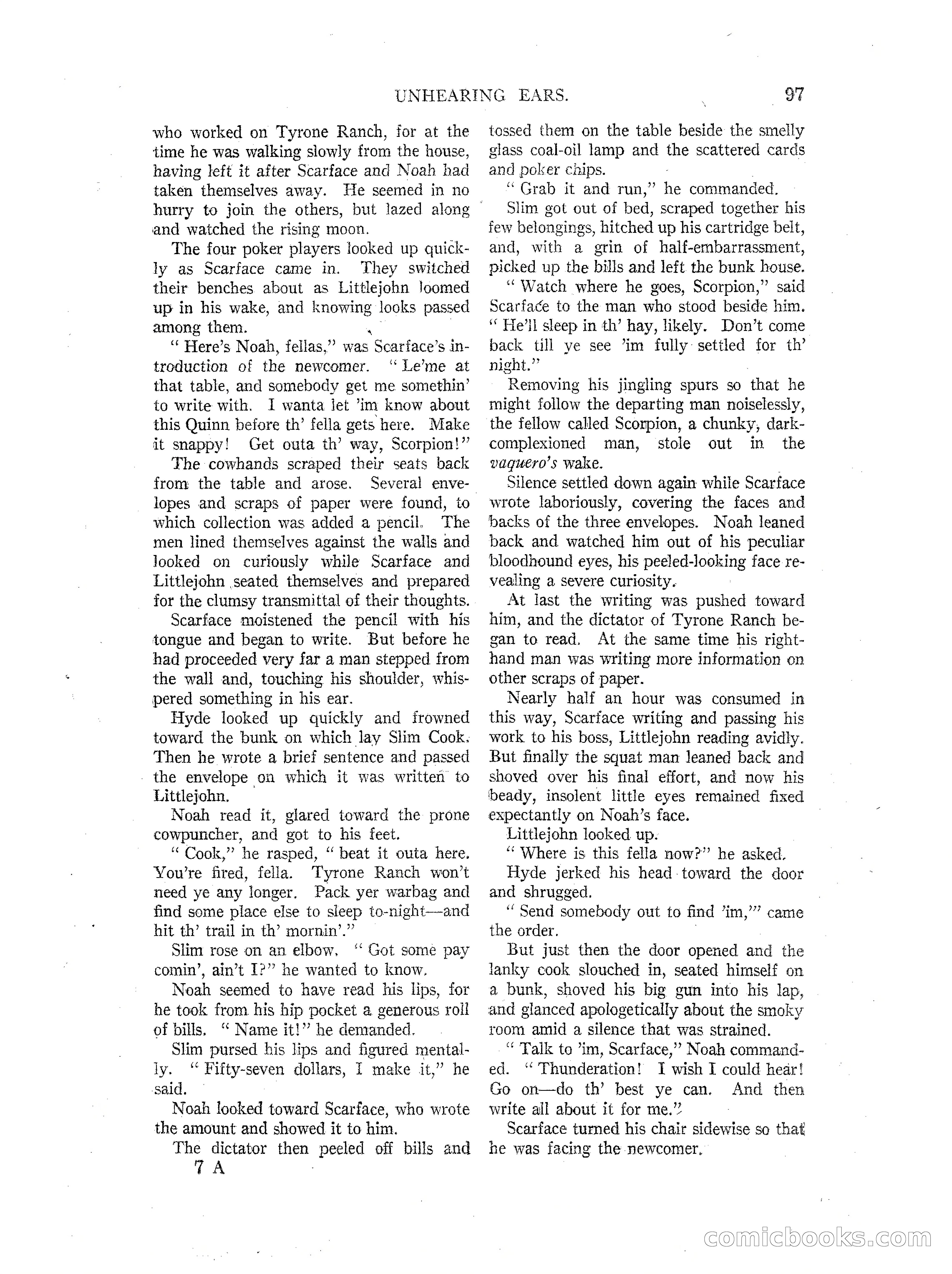 Argosy All-Story Weekly — page 99 of 164