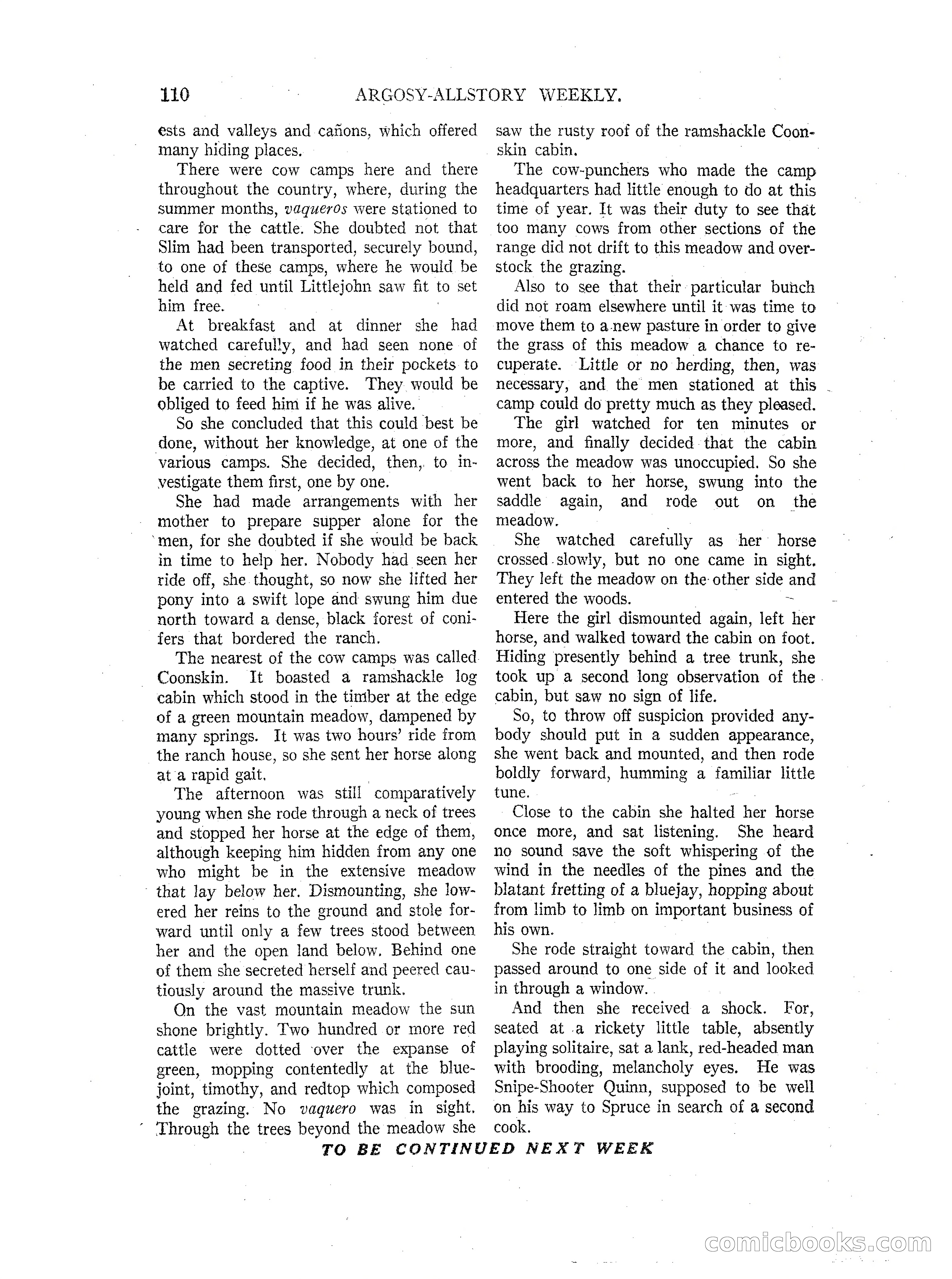 Argosy All-Story Weekly — page 112 of 164