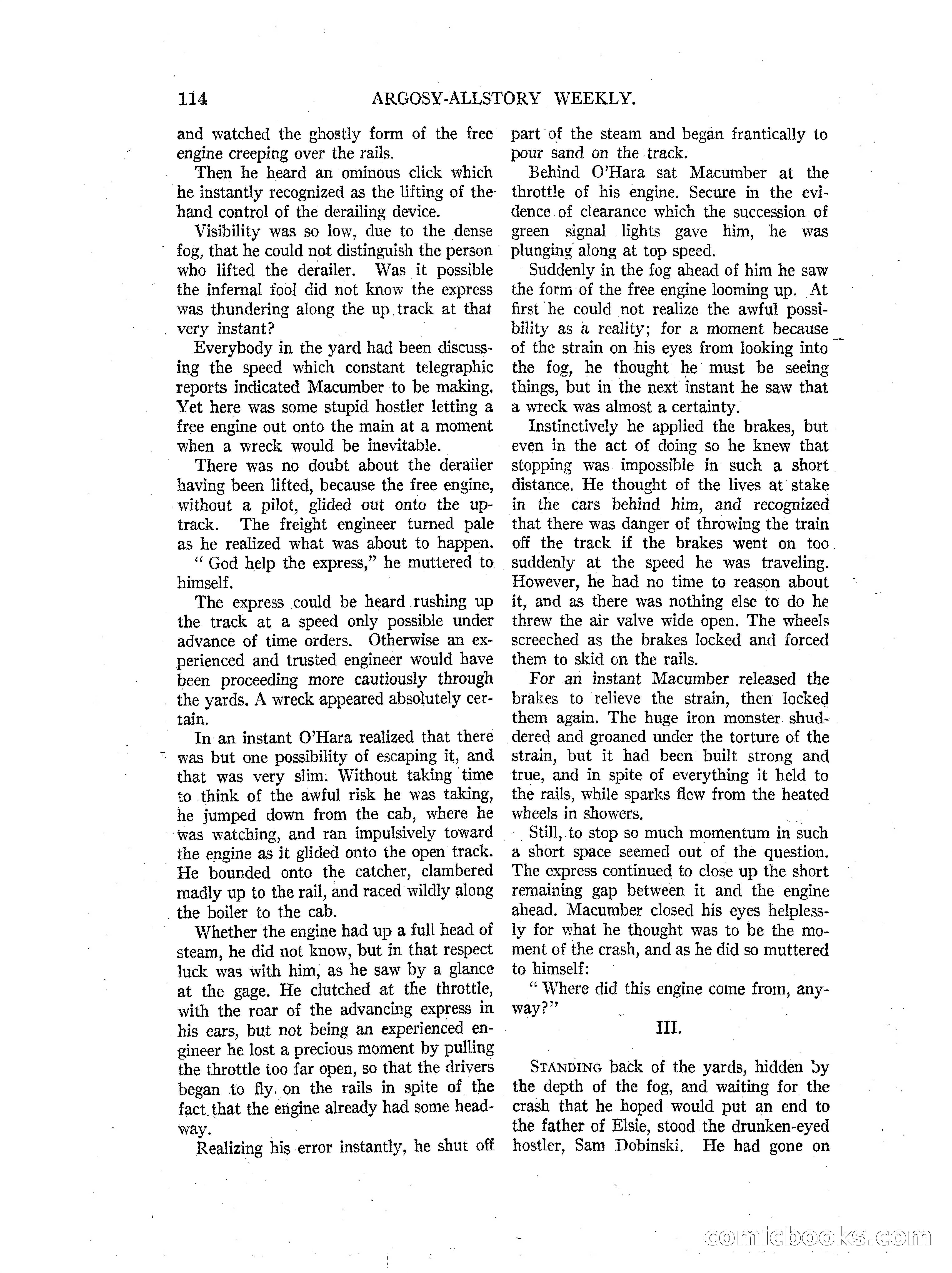 Argosy All-Story Weekly — page 116 of 164