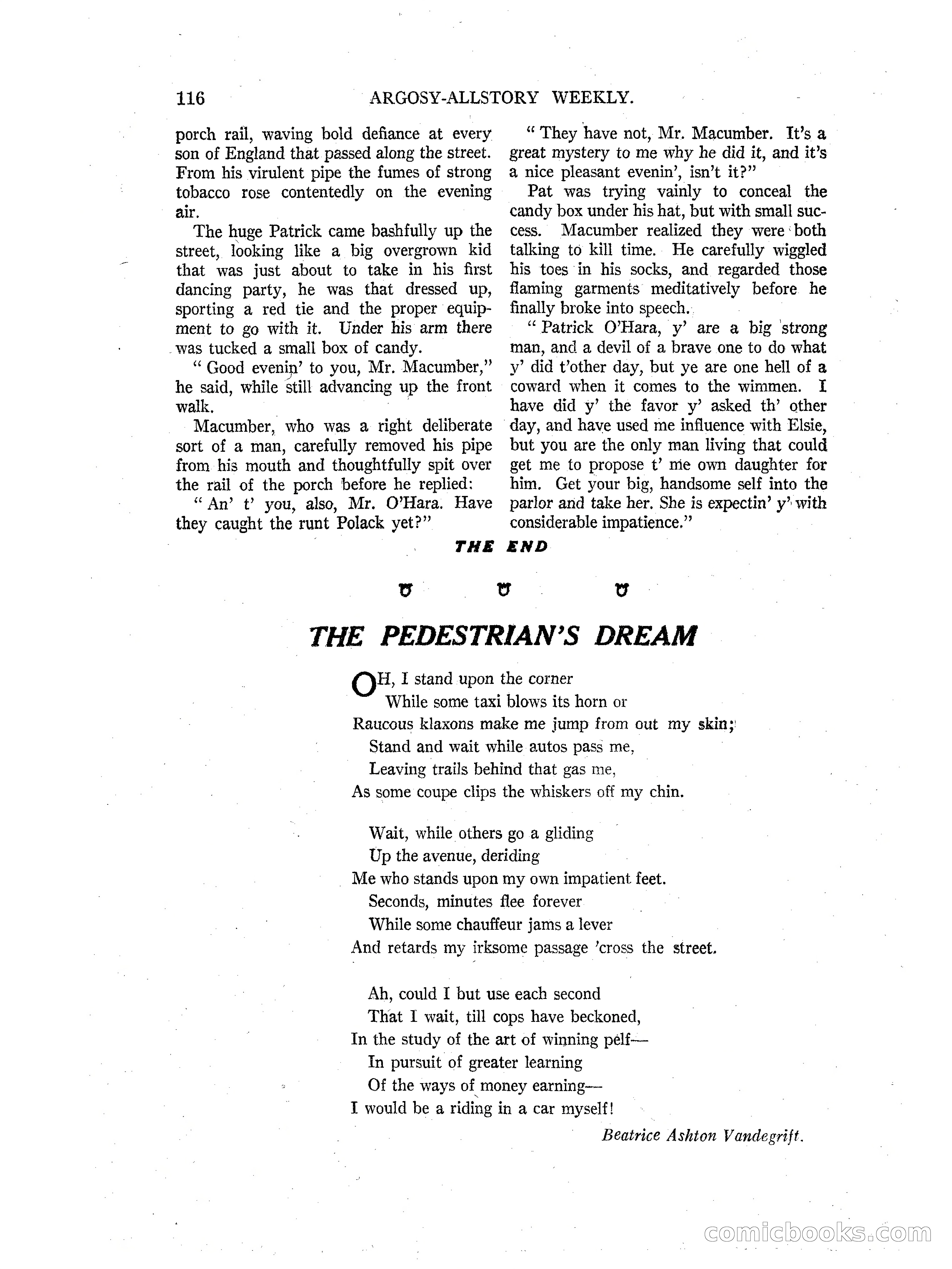 Argosy All-Story Weekly — page 118 of 164