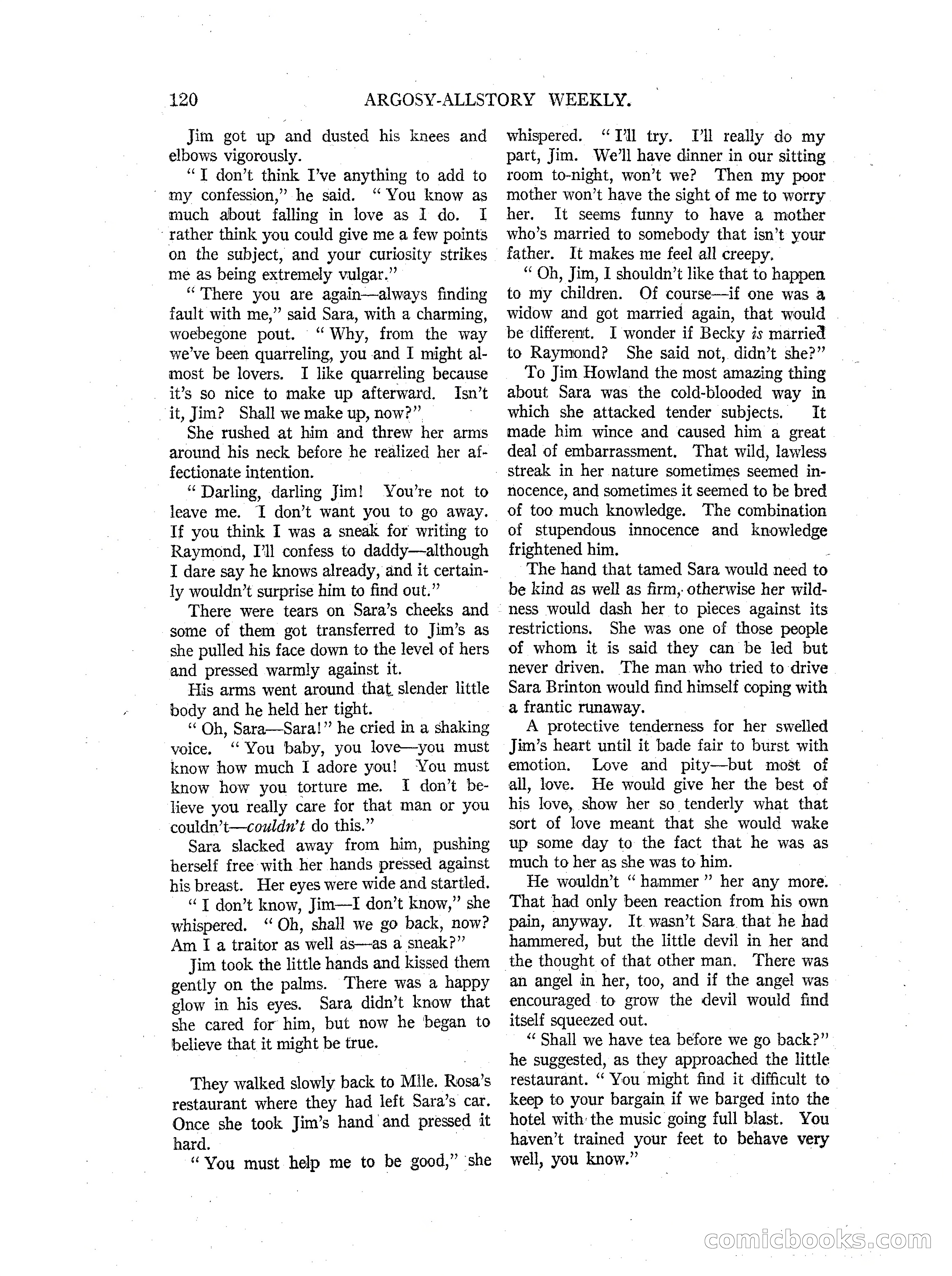 Argosy All-Story Weekly — page 122 of 164