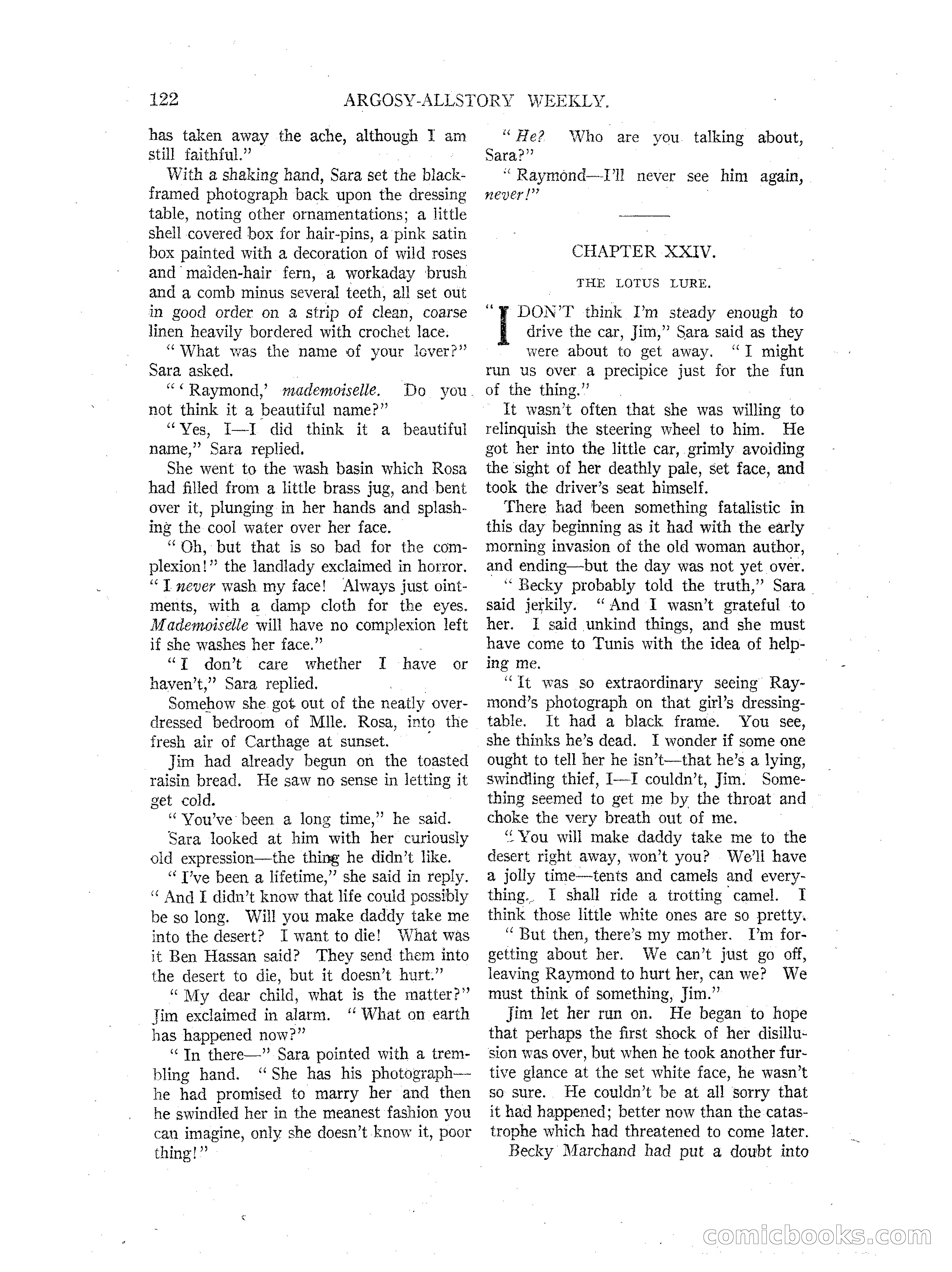Argosy All-Story Weekly — page 124 of 164