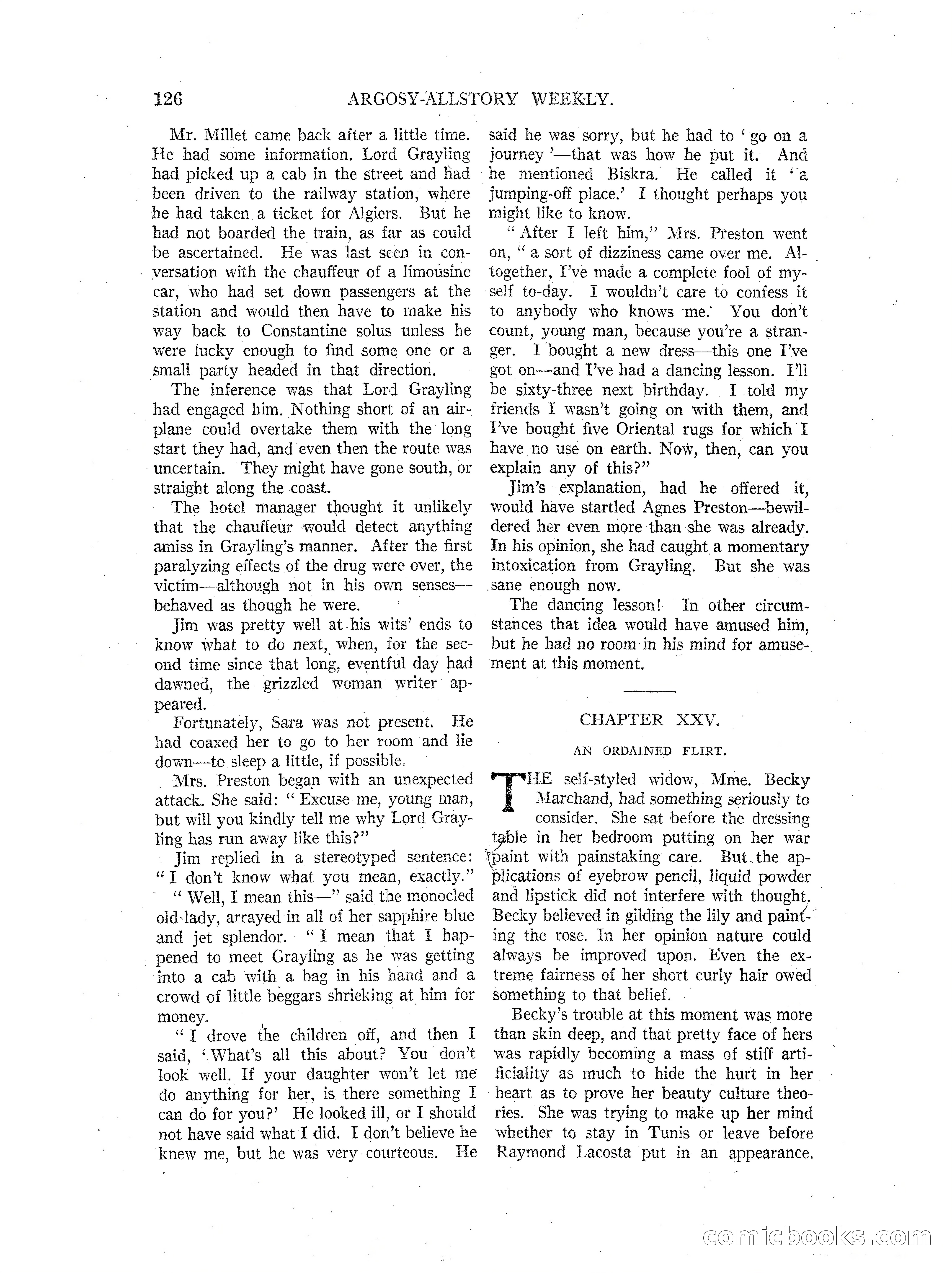 Argosy All-Story Weekly — page 128 of 164