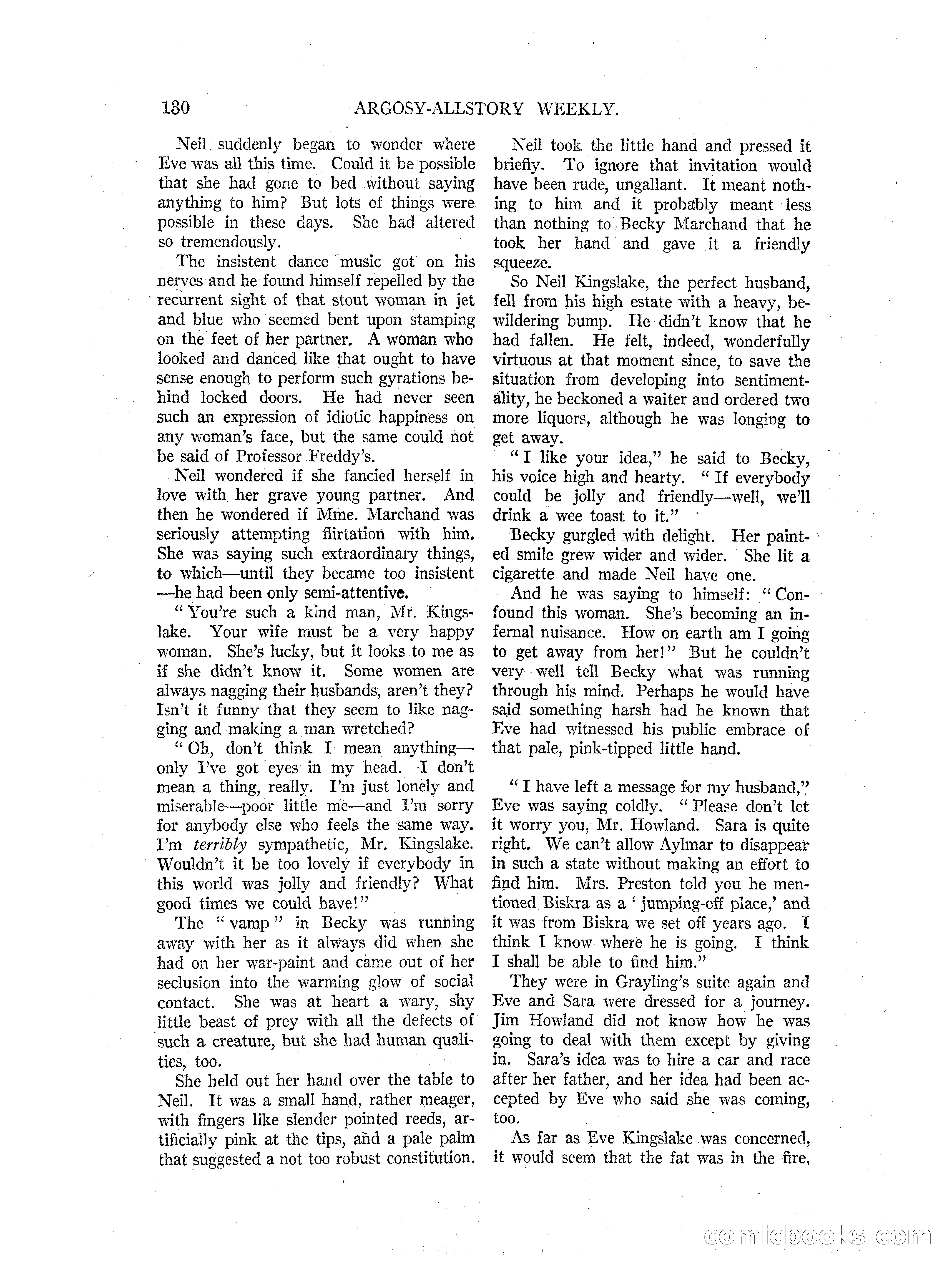 Argosy All-Story Weekly — page 132 of 164