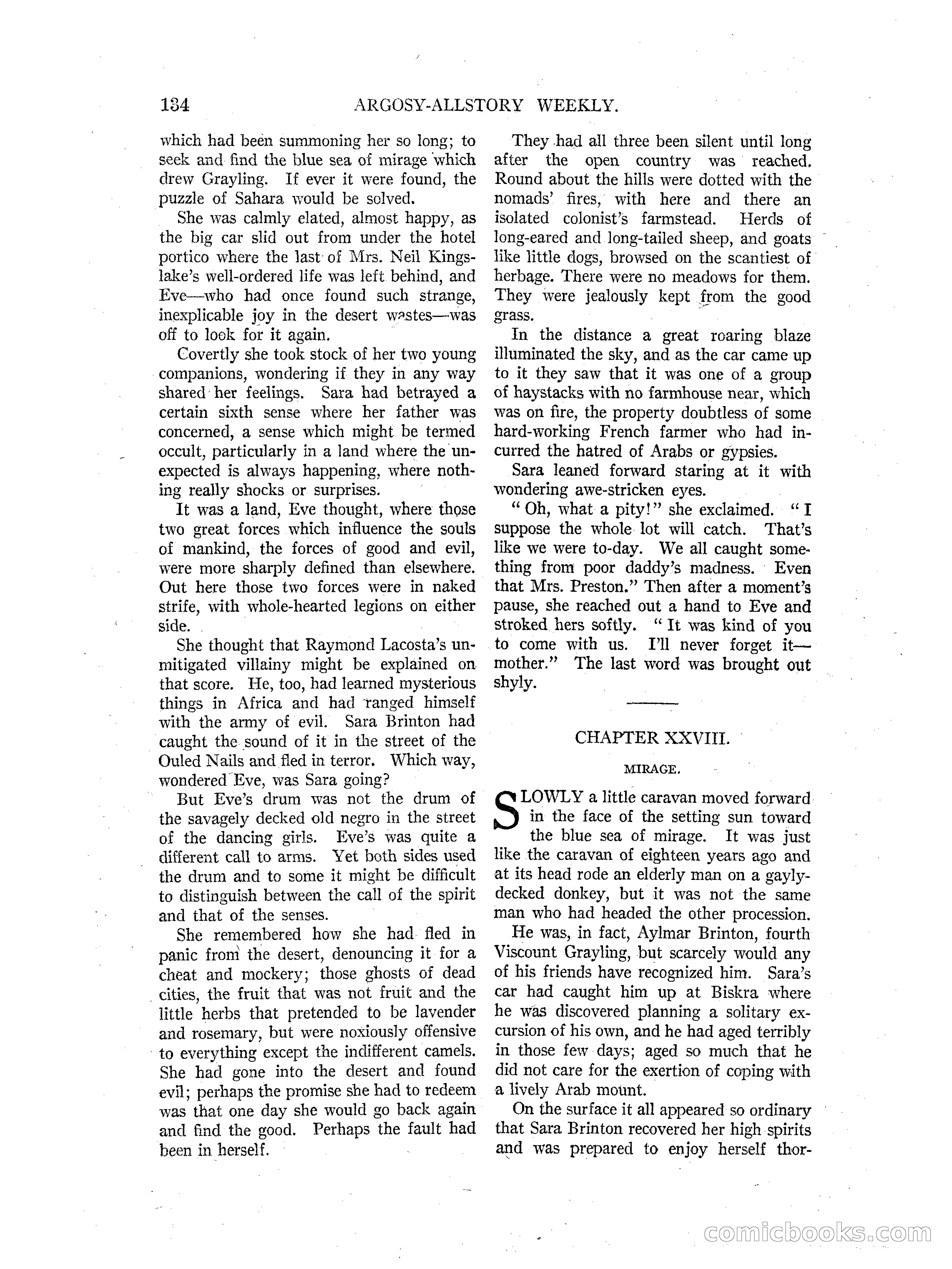Argosy All-Story Weekly — page 136 of 164