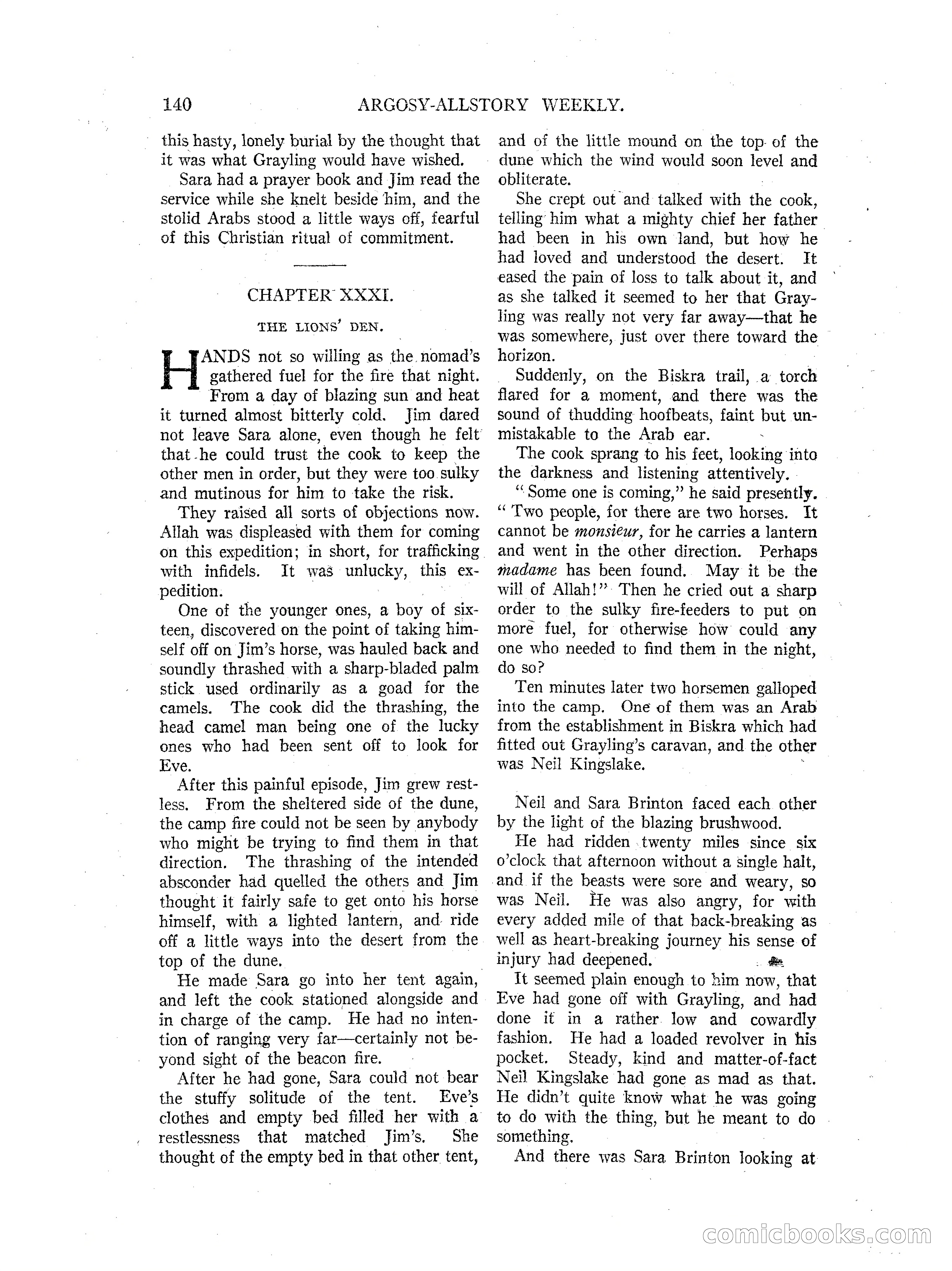 Argosy All-Story Weekly — page 142 of 164