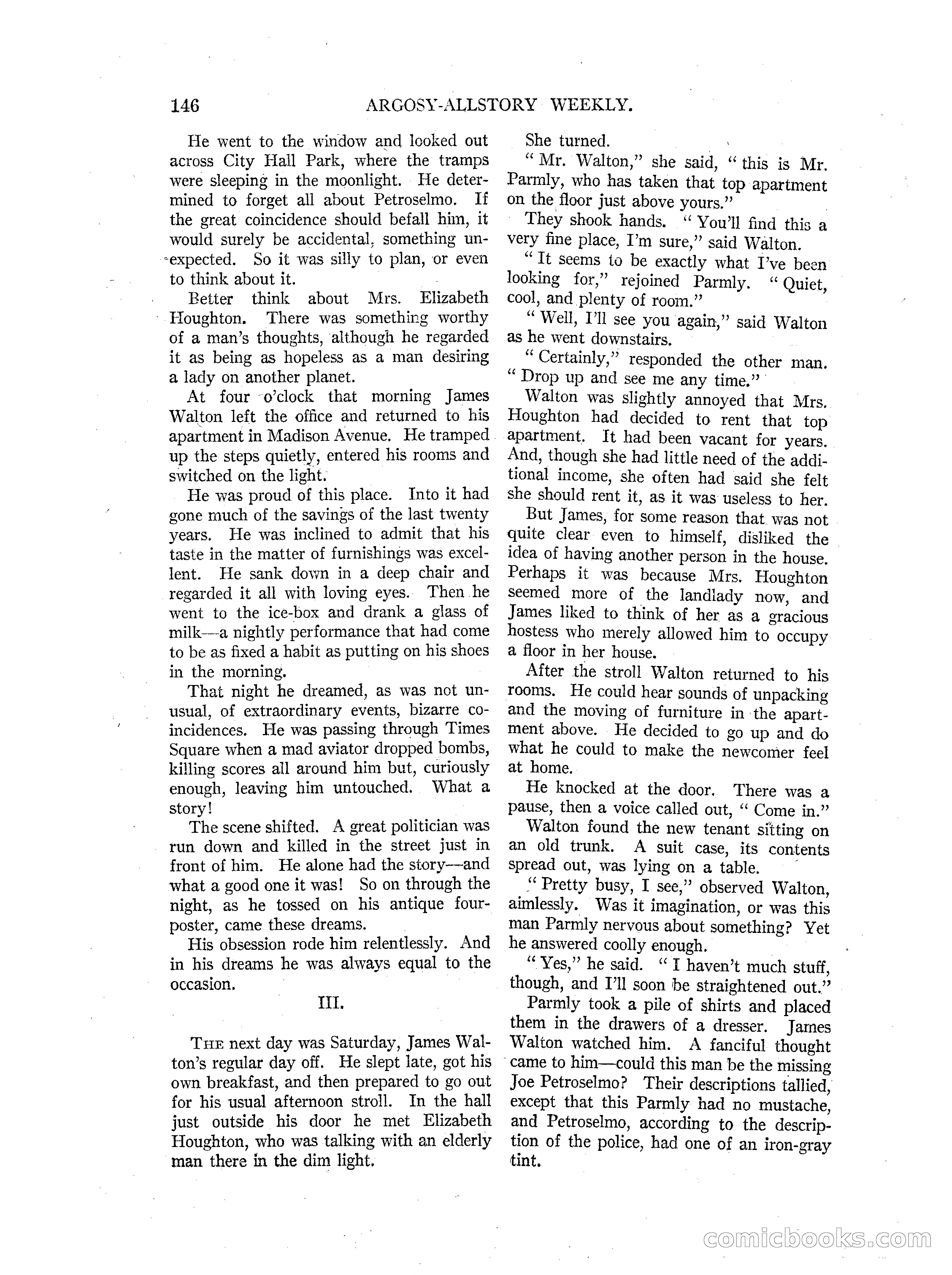 Argosy All-Story Weekly — page 148 of 164