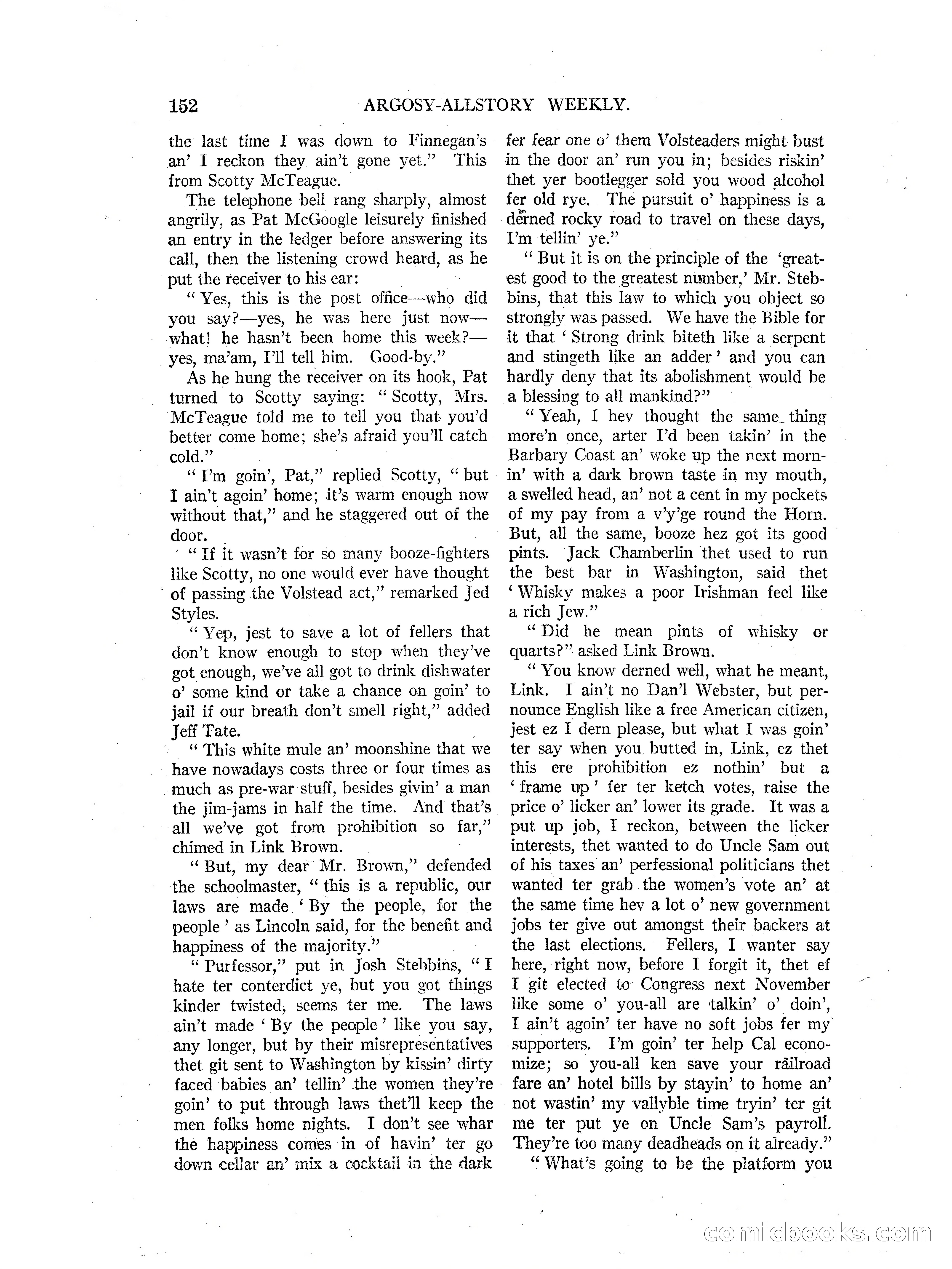 Argosy All-Story Weekly — page 154 of 164